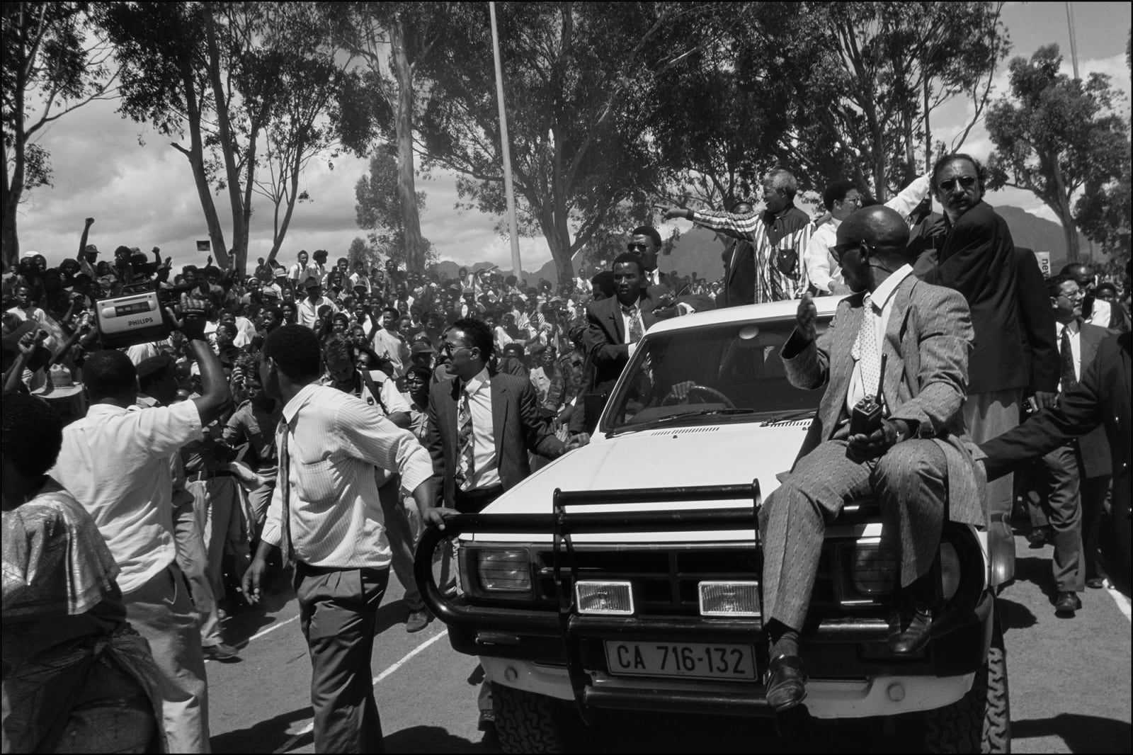 Gideon Mendel, Box - Release of Nelson Mandela, 2020