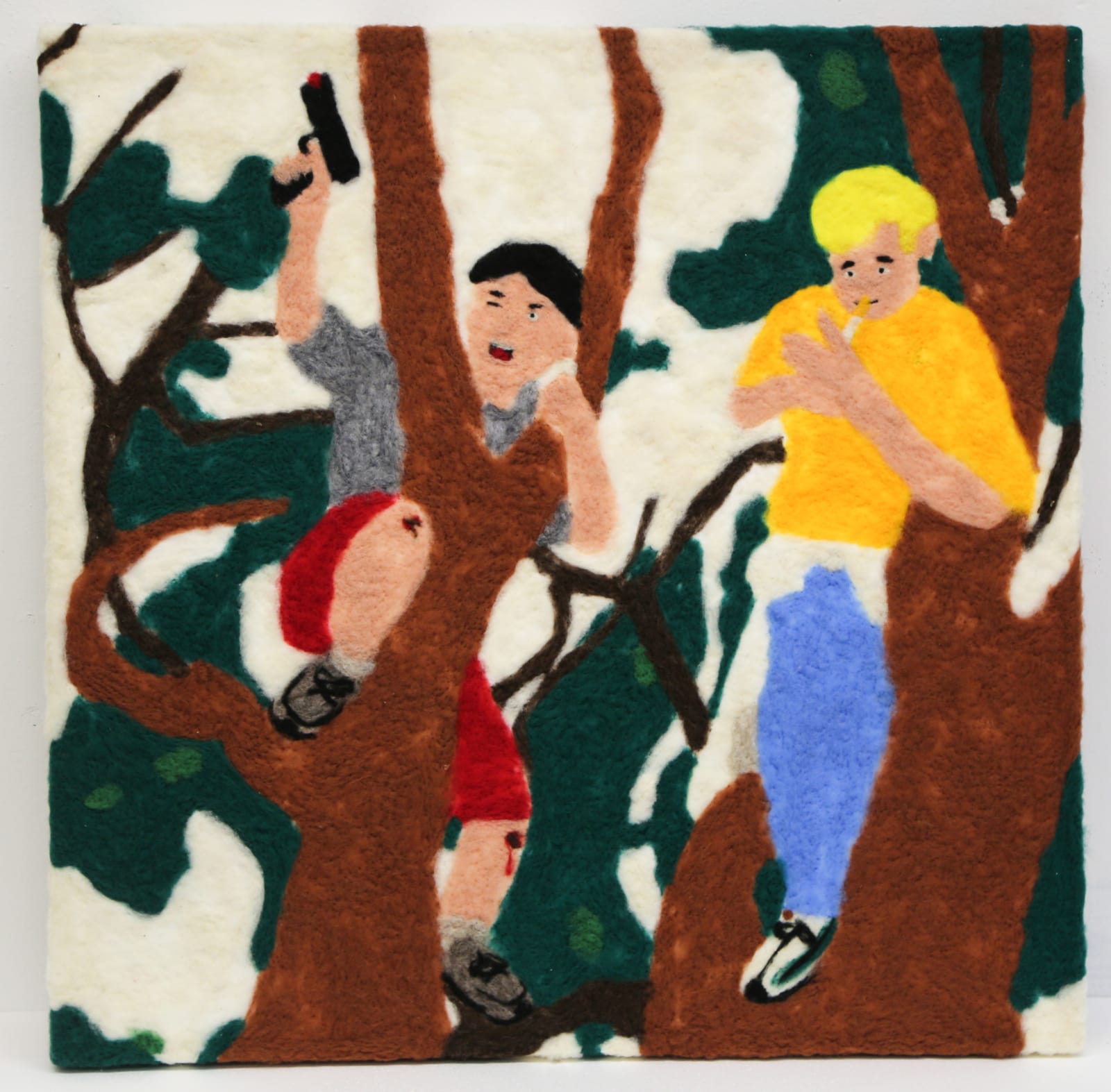 Benni Kakert, Baumhaus bauen, 2021