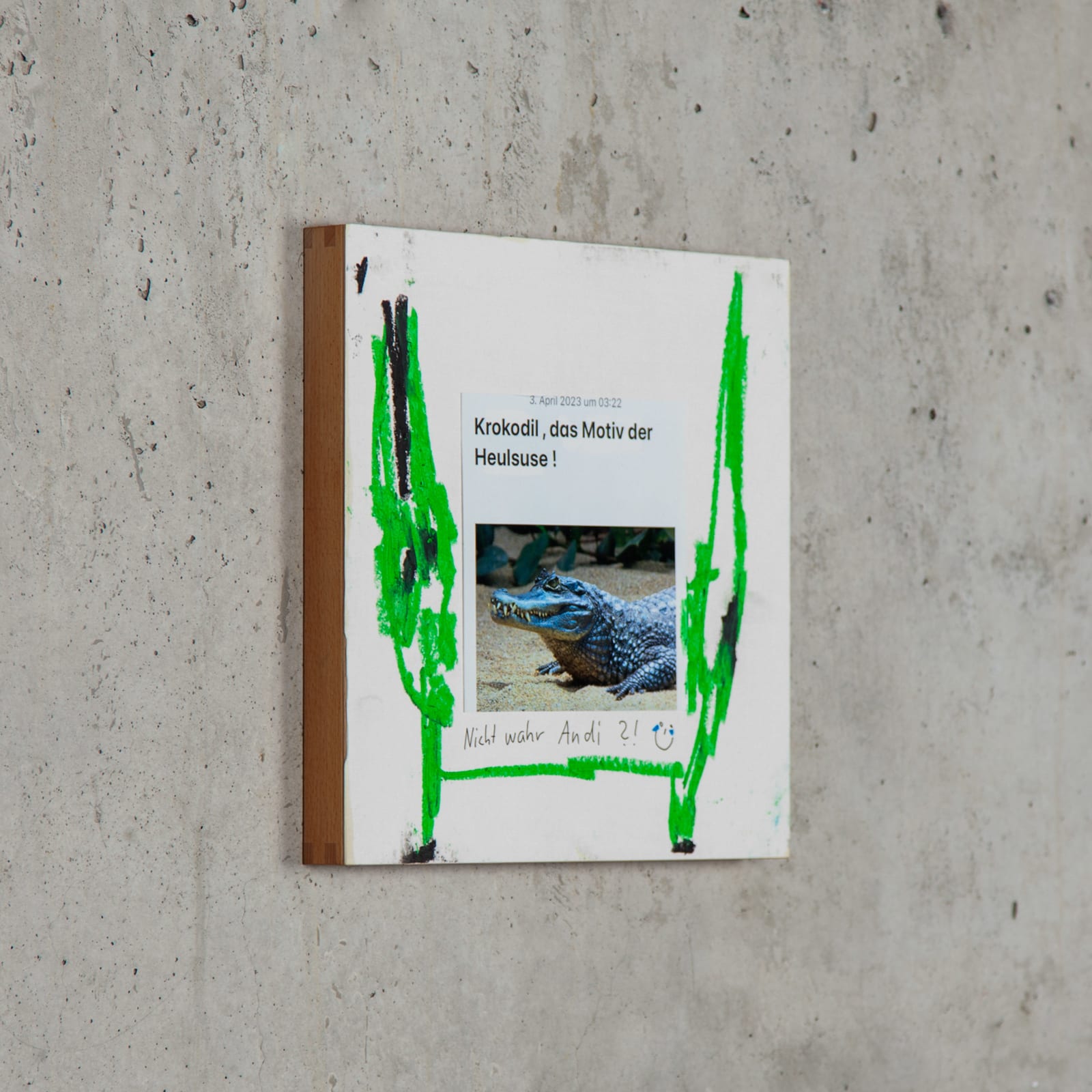 Benni Kakert, Holzkiste, 2023