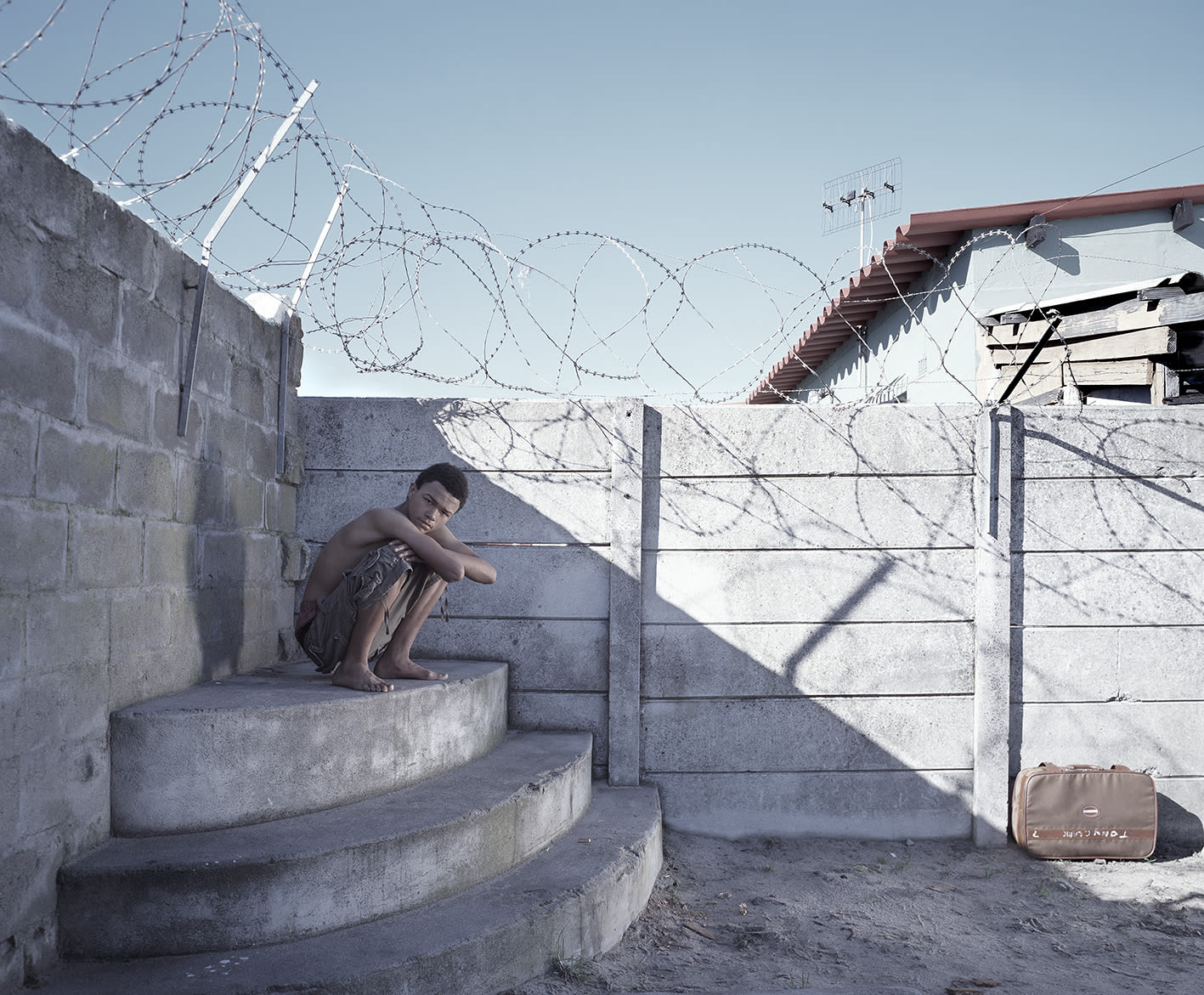 Gordon Clark, WES / ON THE LOOKOUT STEPS, 2015