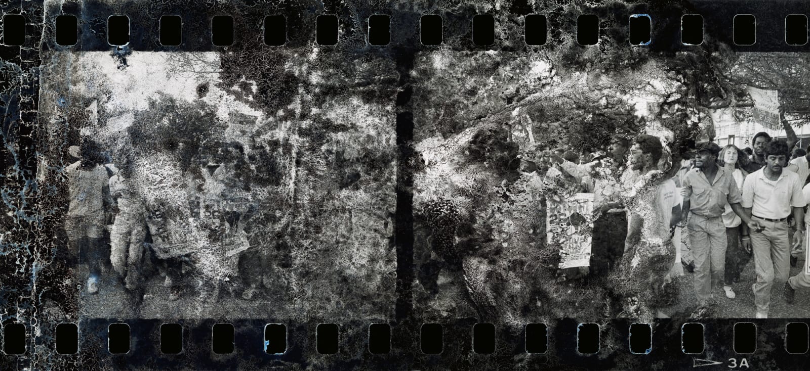 Gideon Mendel, A DEMONSTRATION BY STUDENTS..., 1986