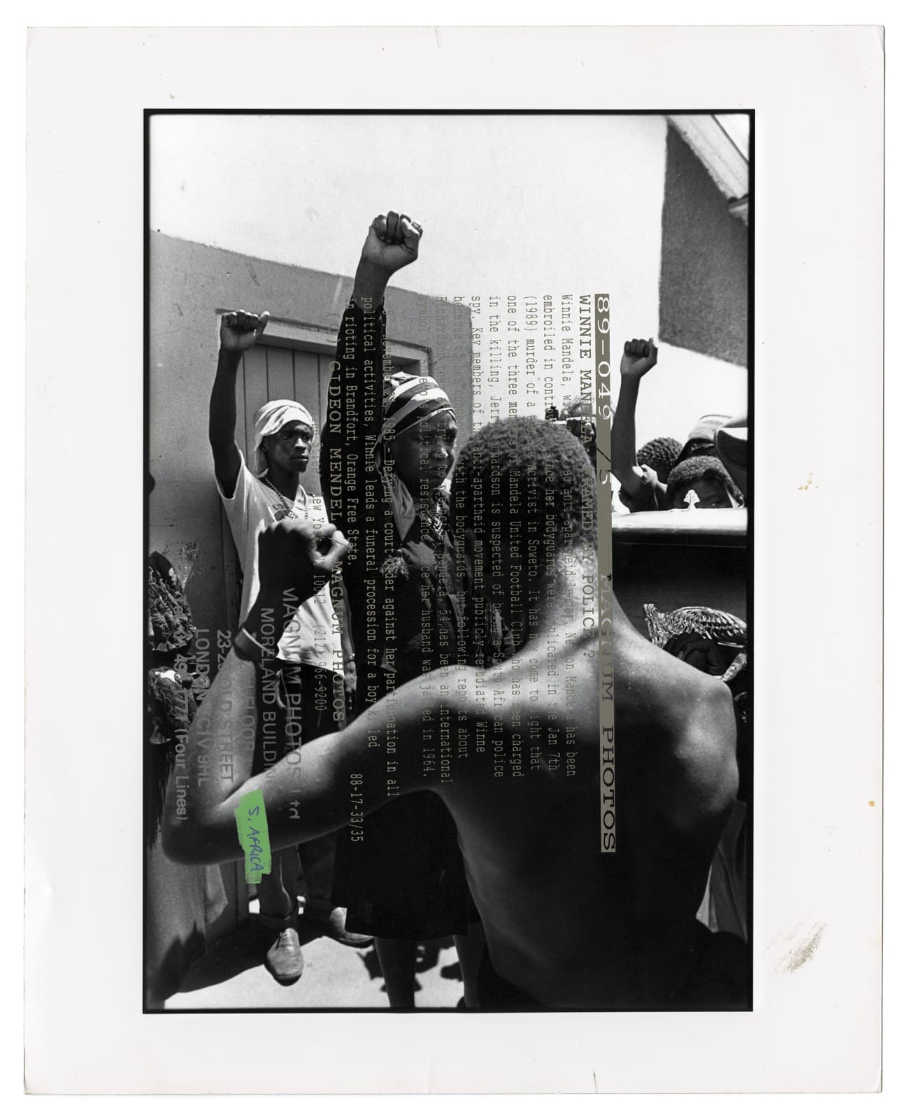 Gideon Mendel, 55 MERGED, 2019