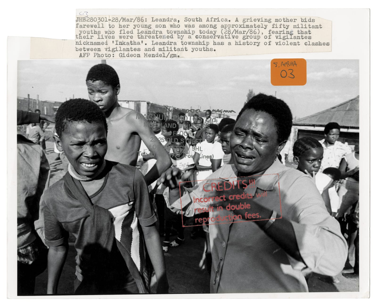 Gideon Mendel, 69 MERGED, 2019