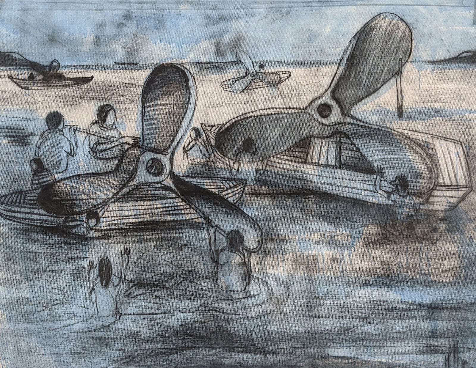 Alexis Leiva Machado (Kcho), Untitled, 2021