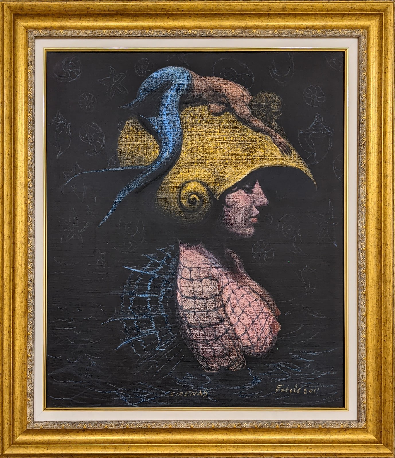 Roberto Fabelo, Sirena caracola, 2011