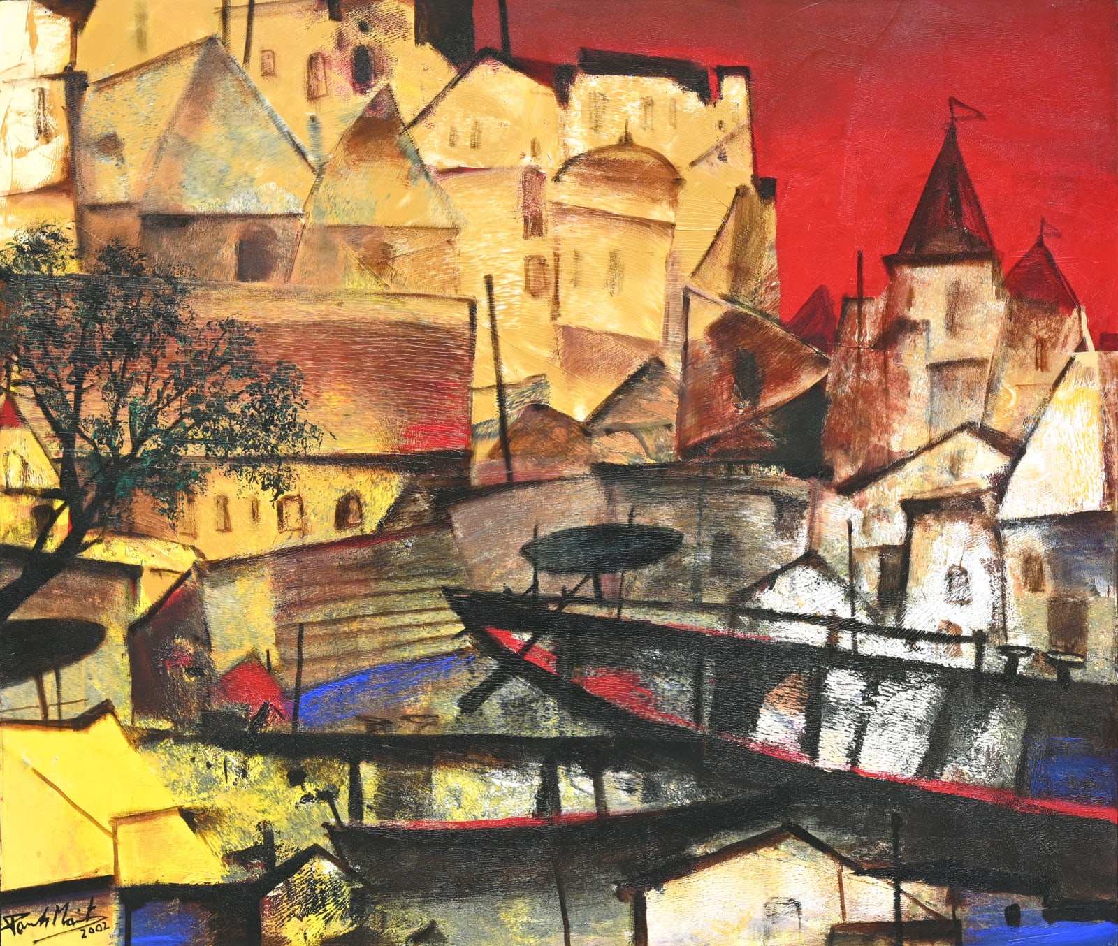 Paresh Maity, The Eternal City, 2002