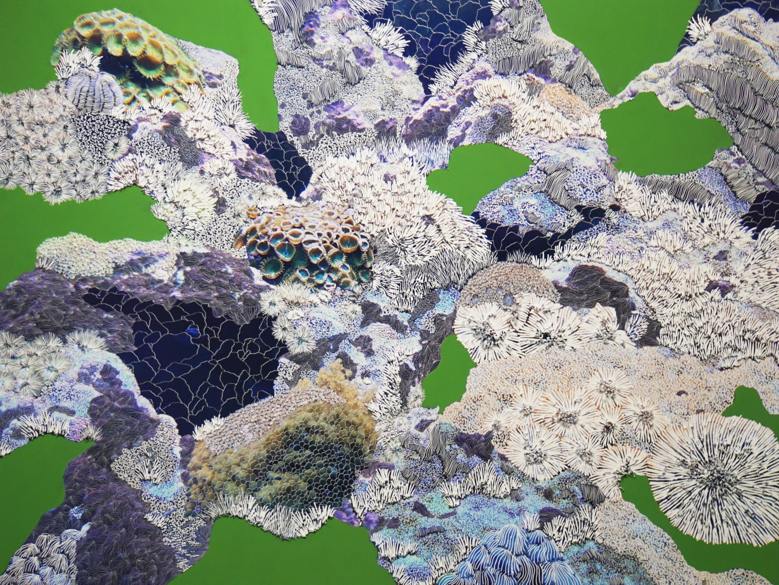 Raphaëlle PERIA, Cartographie sous marine #2, 2020