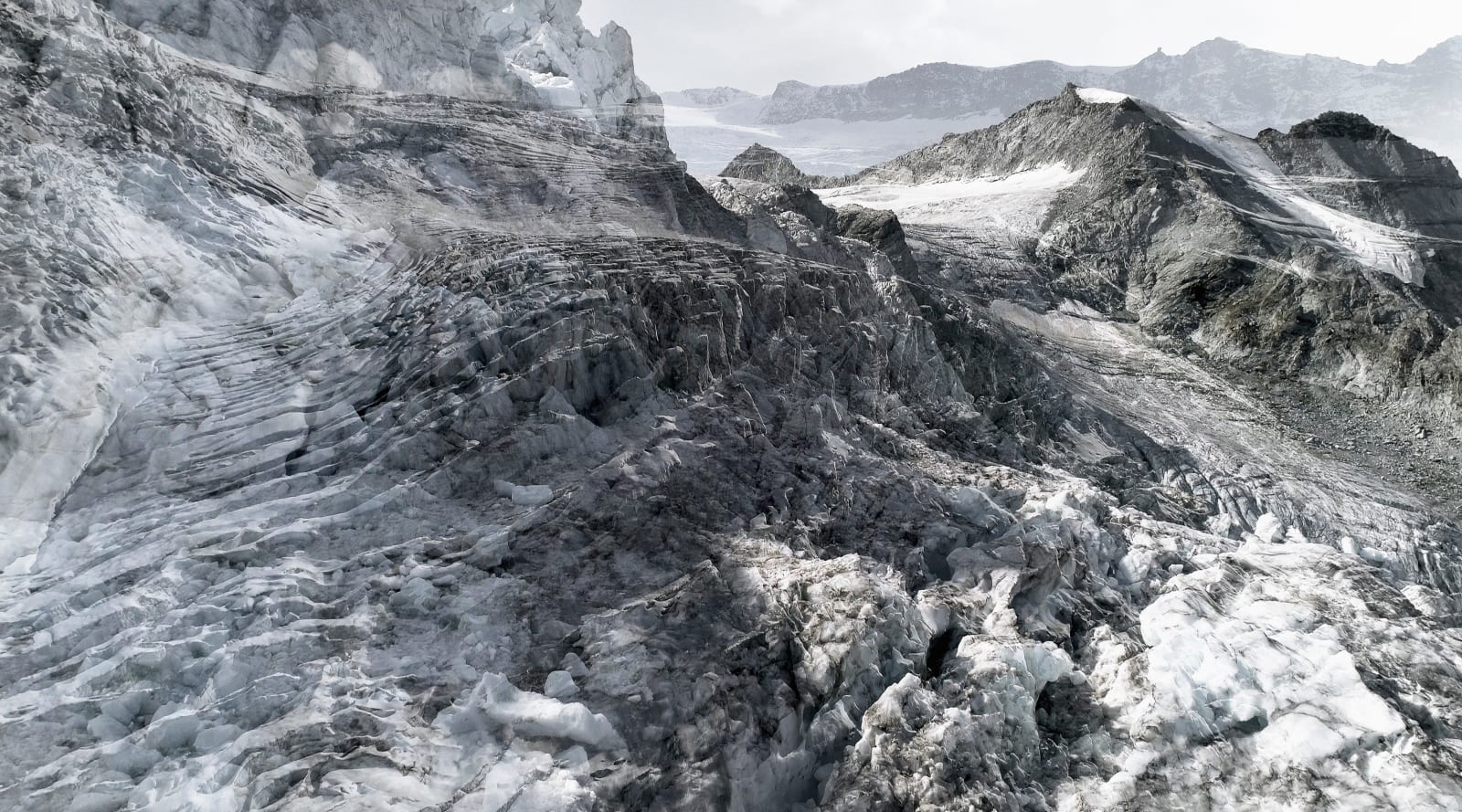 Jacques Pugin, Glaciers offset N36, 2017