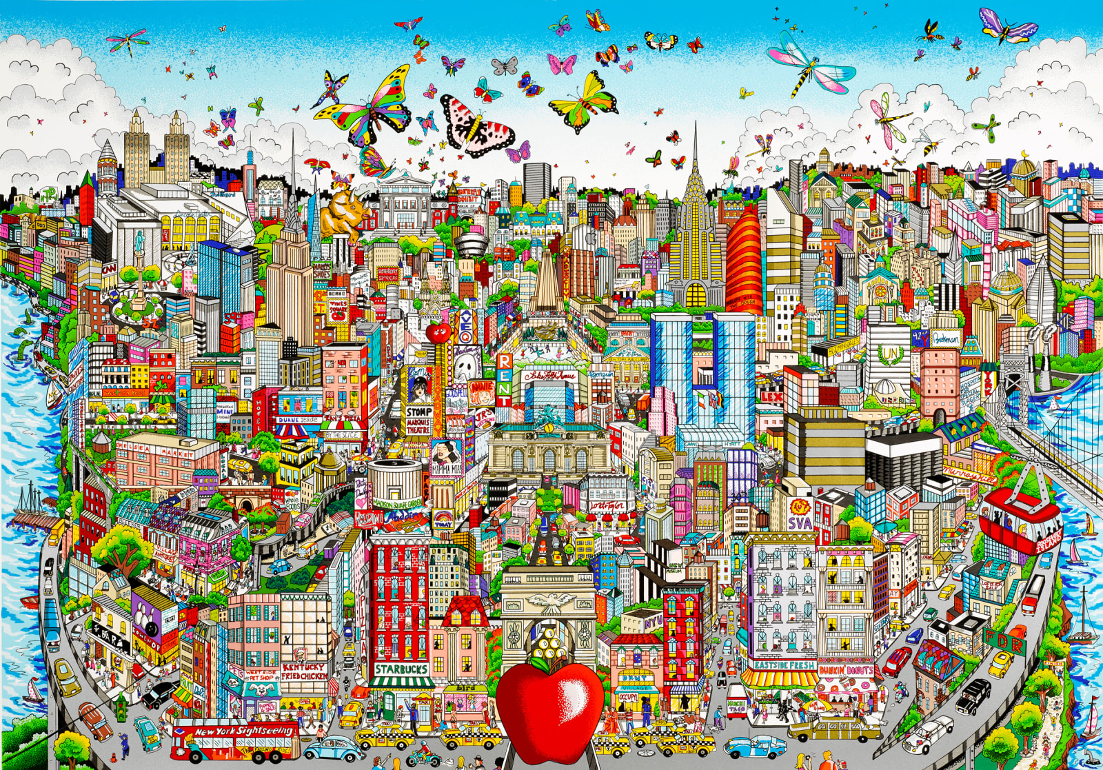 Charles Fazzino, Come fly with me, let's fly away