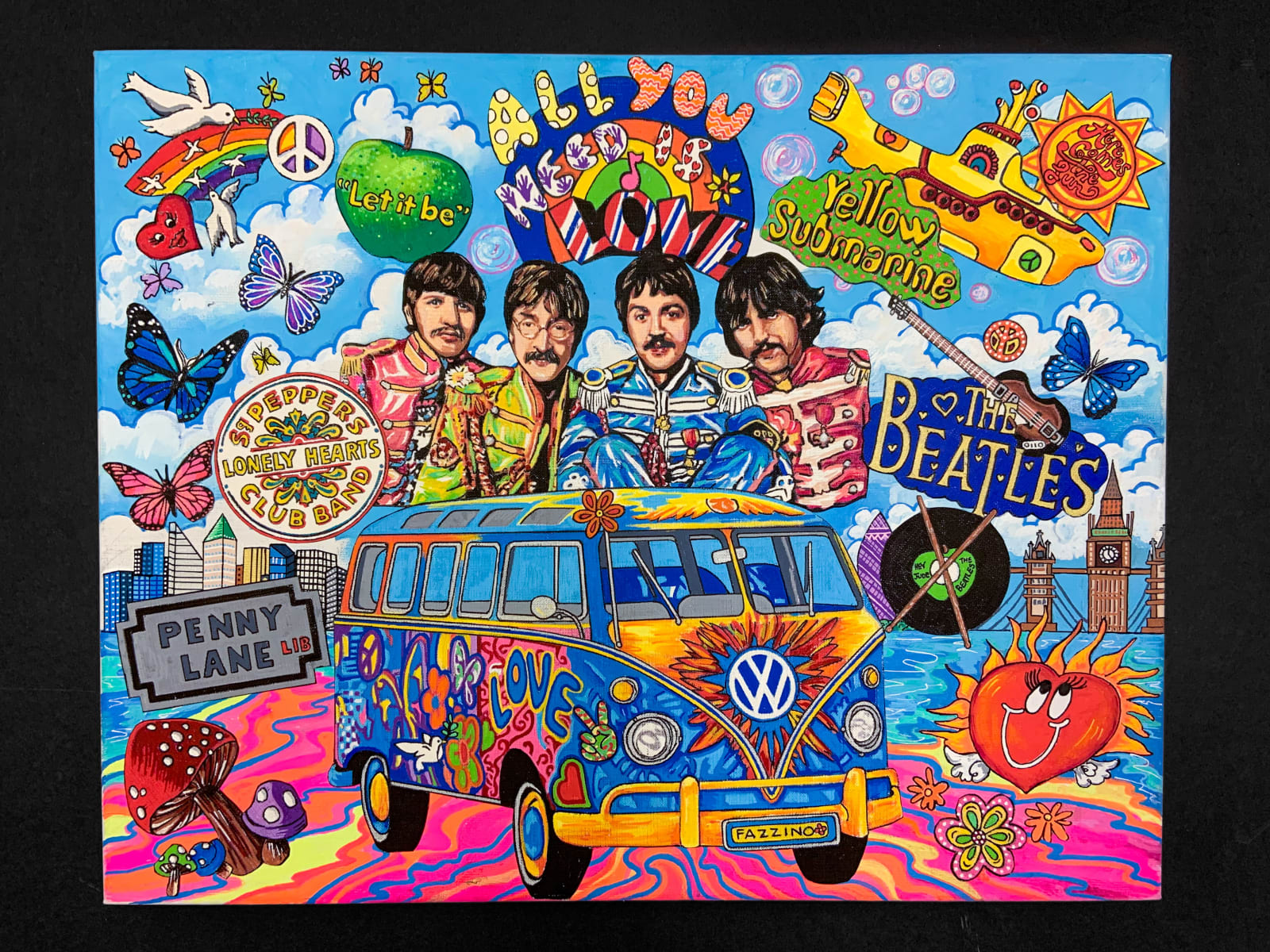Charles Fazzino, Beatles Yellow Submarine