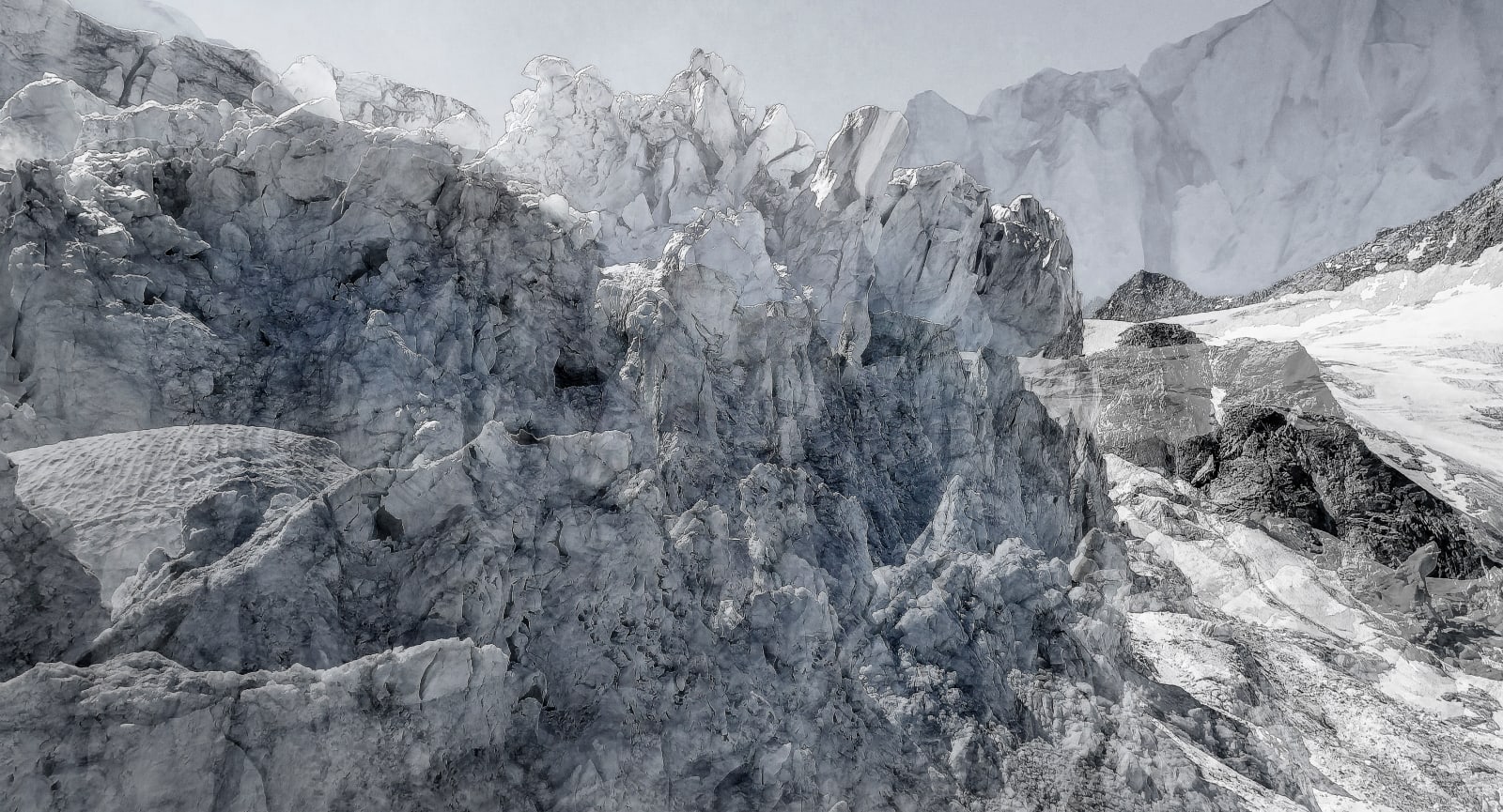 Jacques Pugin, Glaciers offset N124, 2017