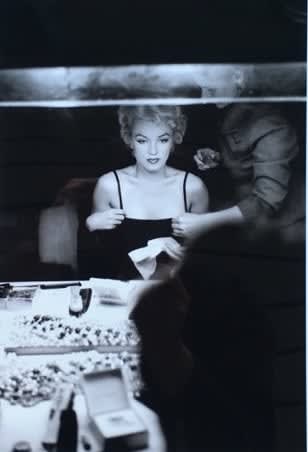 Sam Shaw, Dressroom, NYC - Facing the mirror, 1956