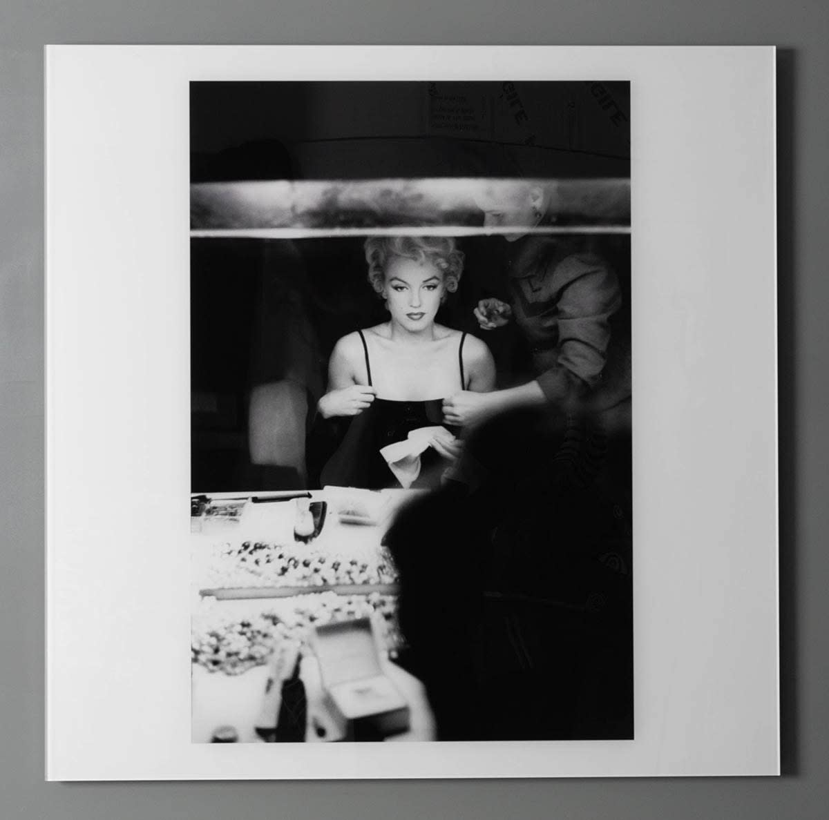Sam Shaw, IN DRESSING ROOM (Mirror facing), 1956