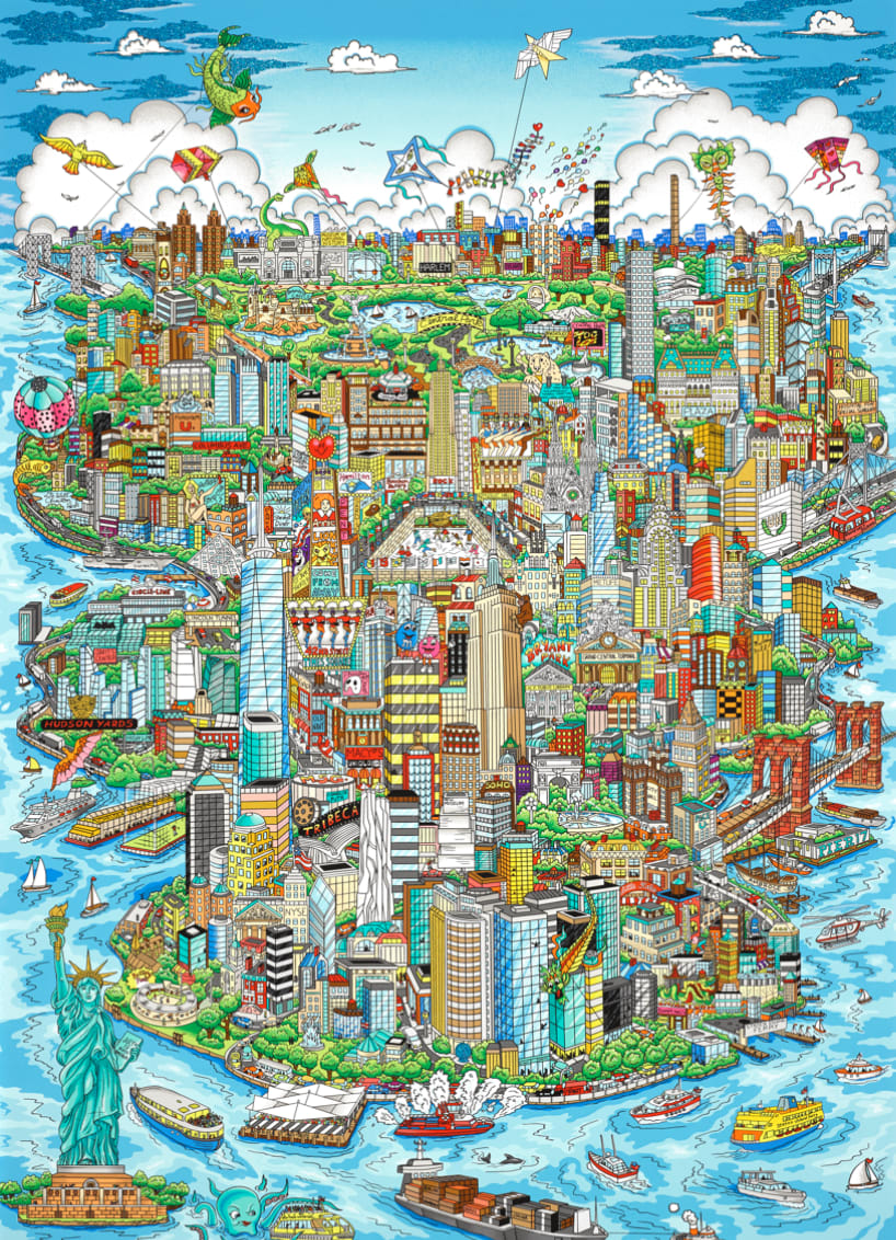 Charles Fazzino, Experience the Magic of Manhattan