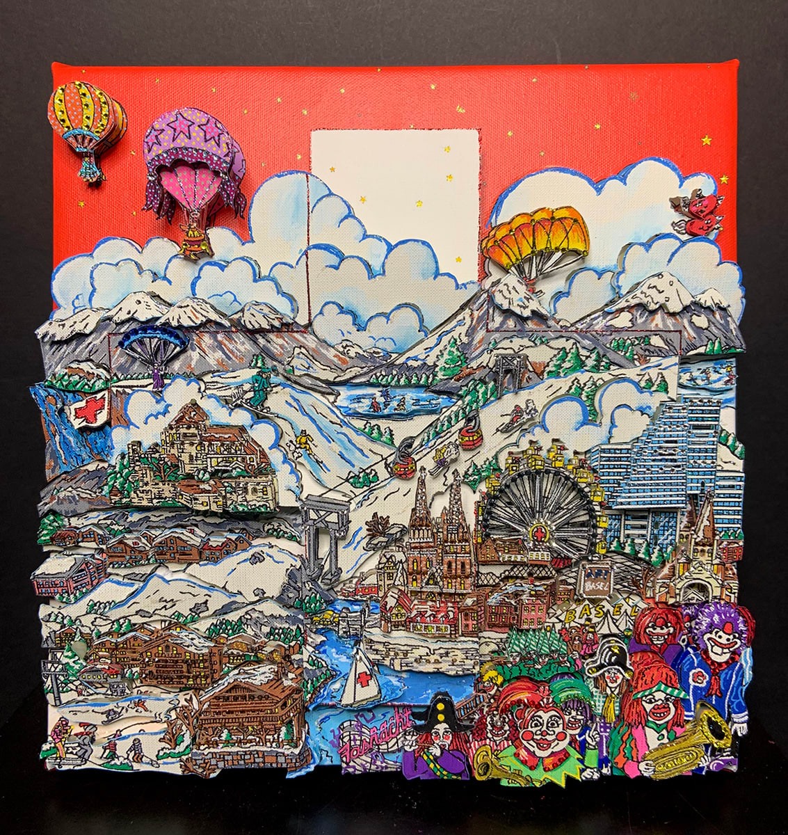 Charles Fazzino, The beauty of Switzerland