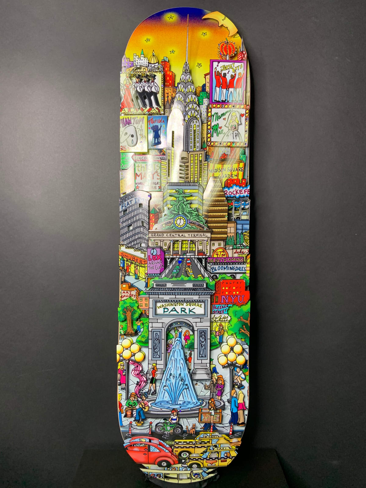 Charles Fazzino, Misty Memories Skateboard Deck