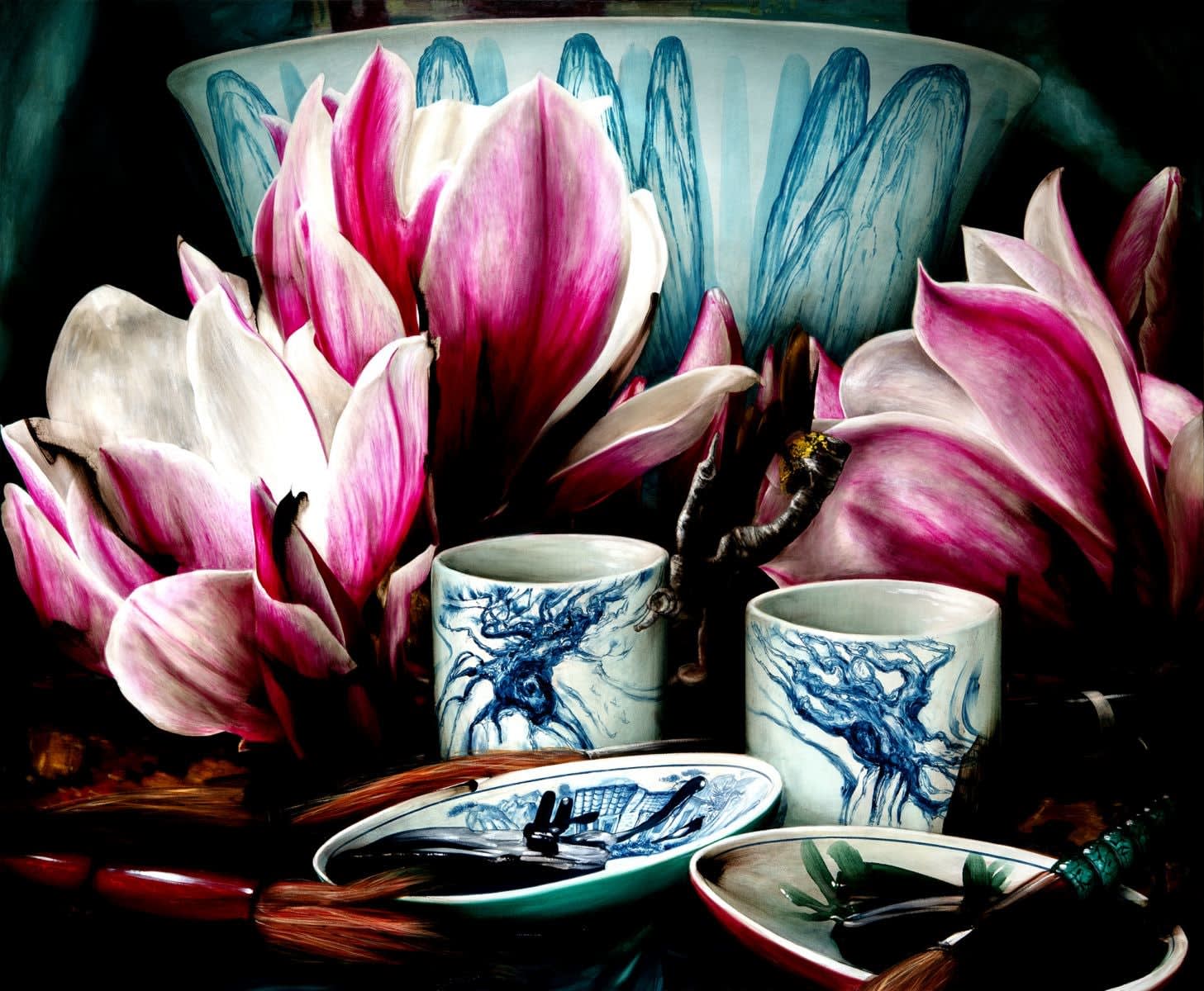 Dean Home, Misty Morning River Scene, 2018