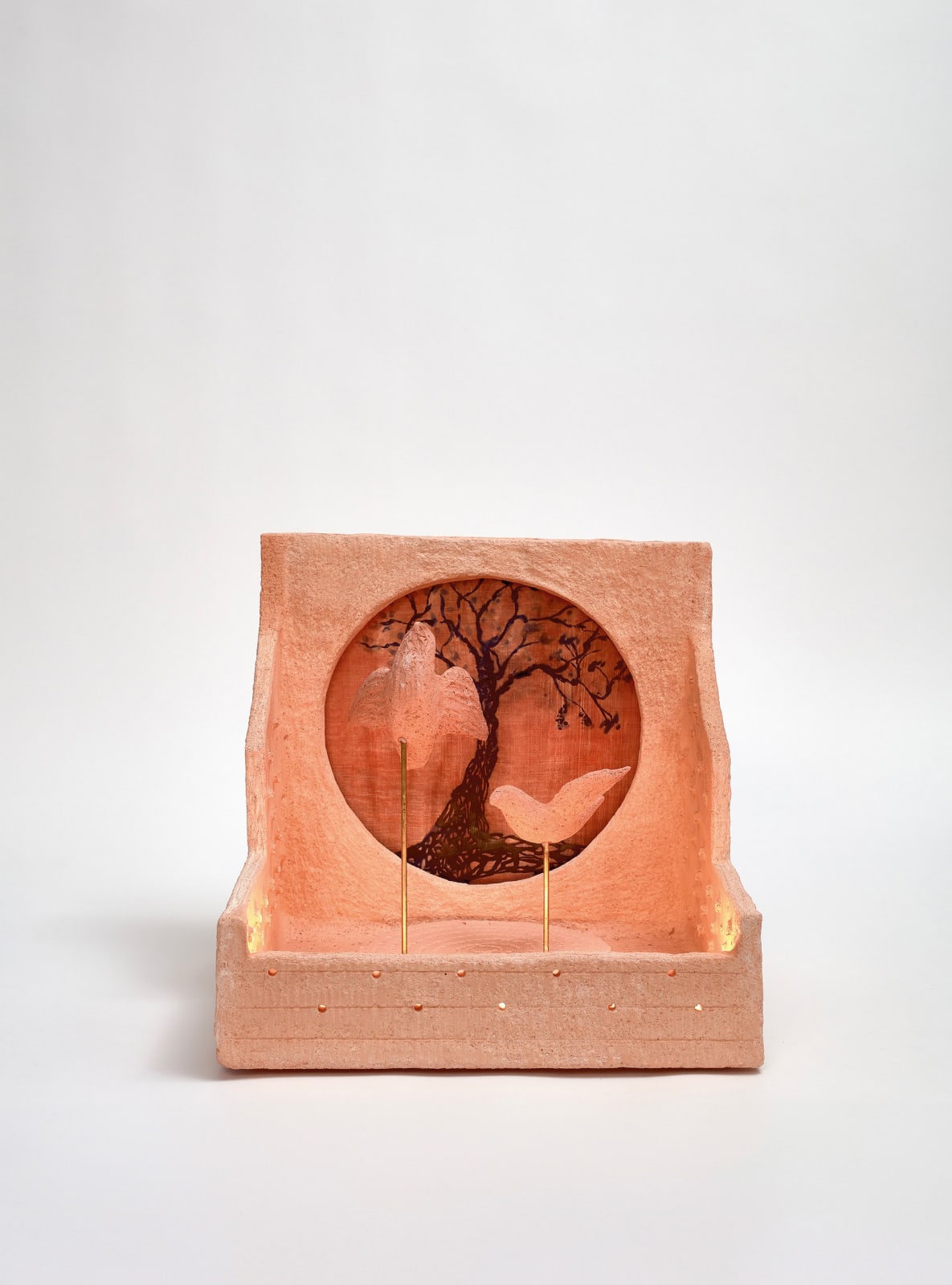 Joshua Yeldham, Two Swallows Light Box, 2024