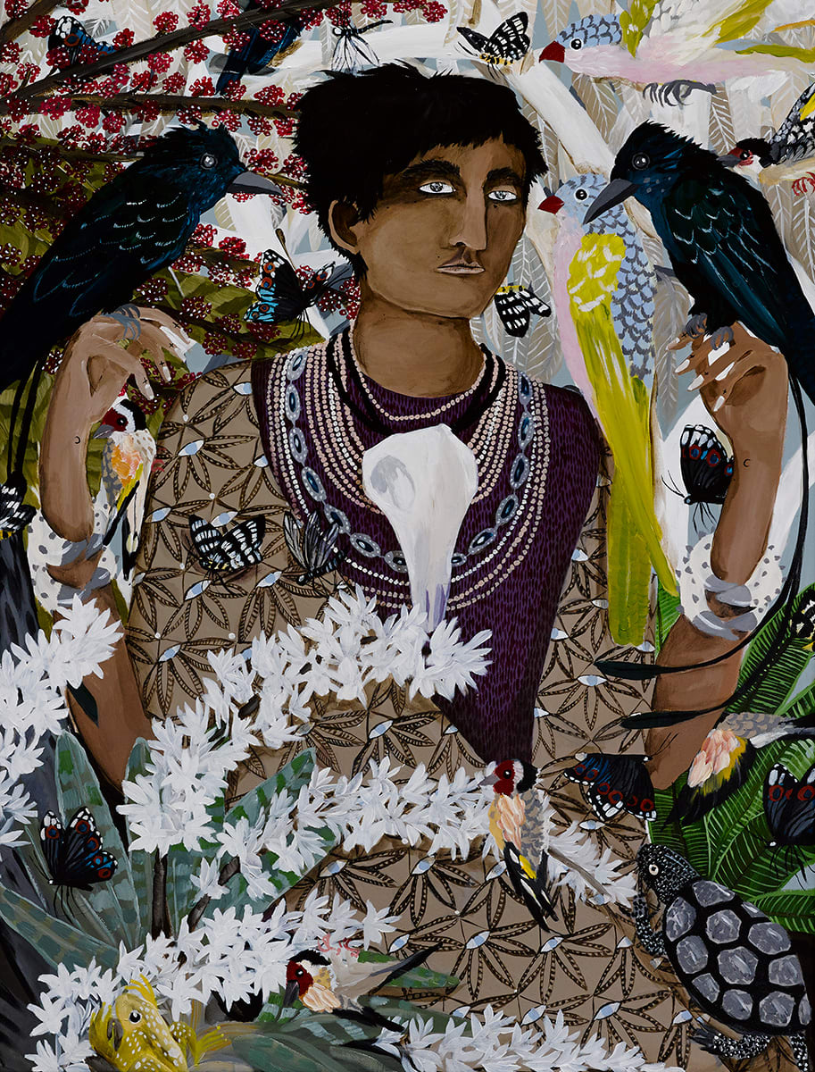 Leah Fraser, His Opal Hands Gathering You, 2015