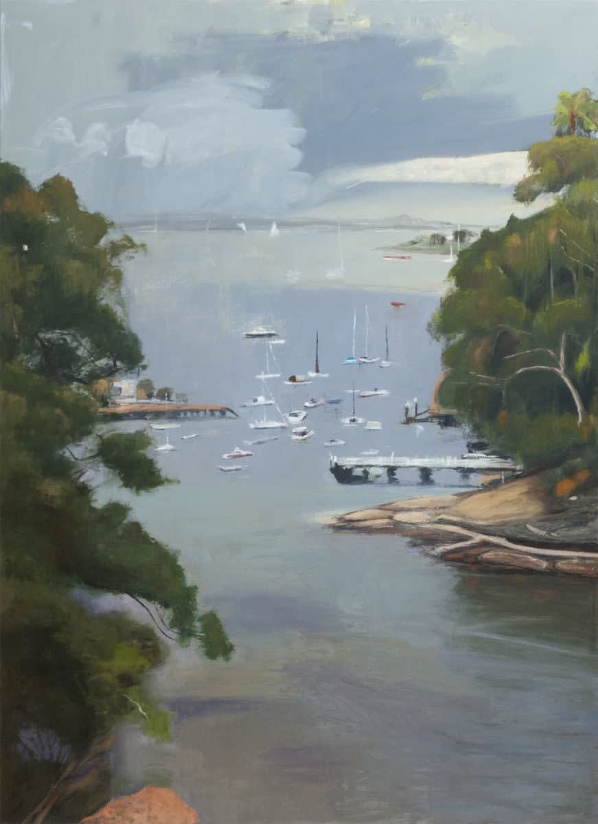 Peter Simpson, Parsley Bay With Boats, 2016