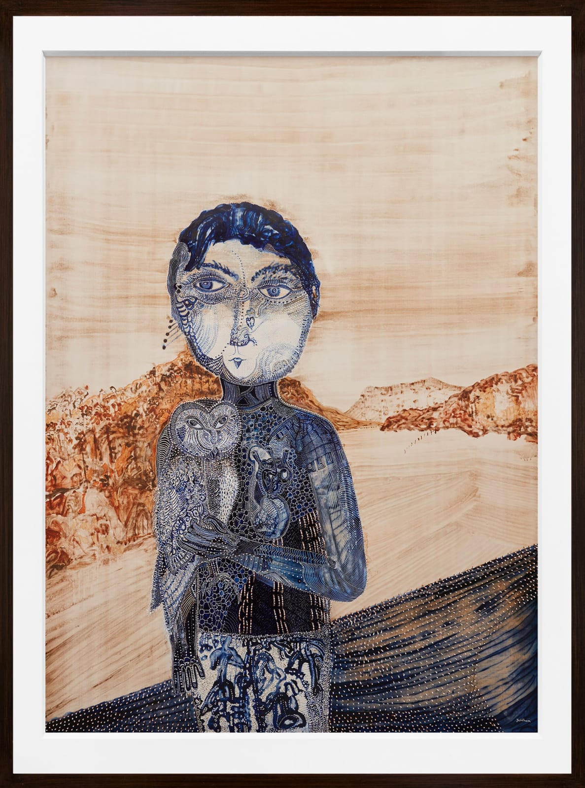 Joshua Yeldham, Holding my Father's Heart, 2020