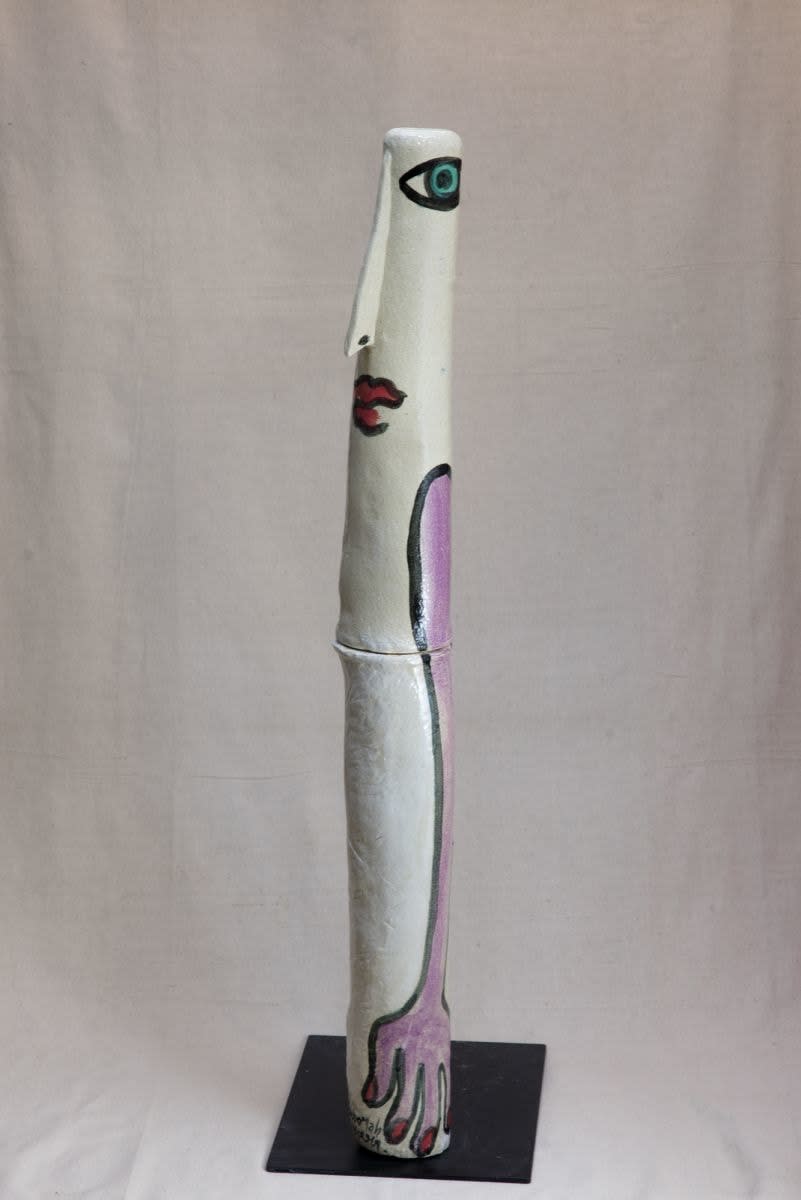 Deborah Halpern, Pale Person With Purple Arm, 2017