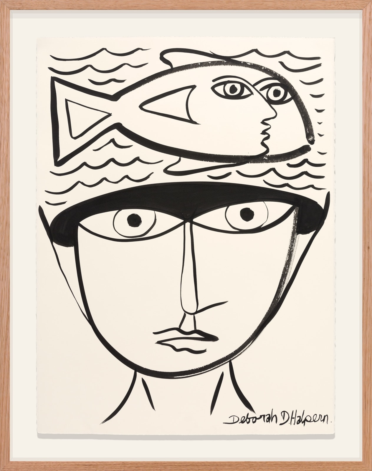 Deborah Halpern, Fish Hat, 2023