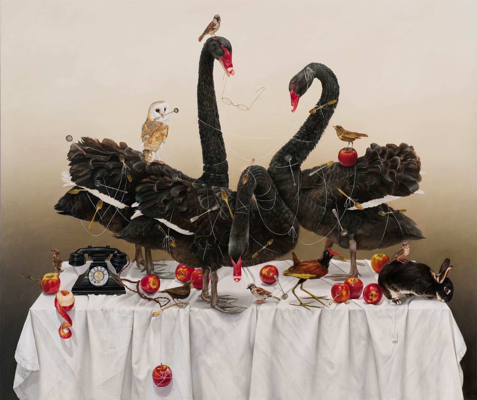 Kate Bergin, Black Swans of Trespass, 2011
