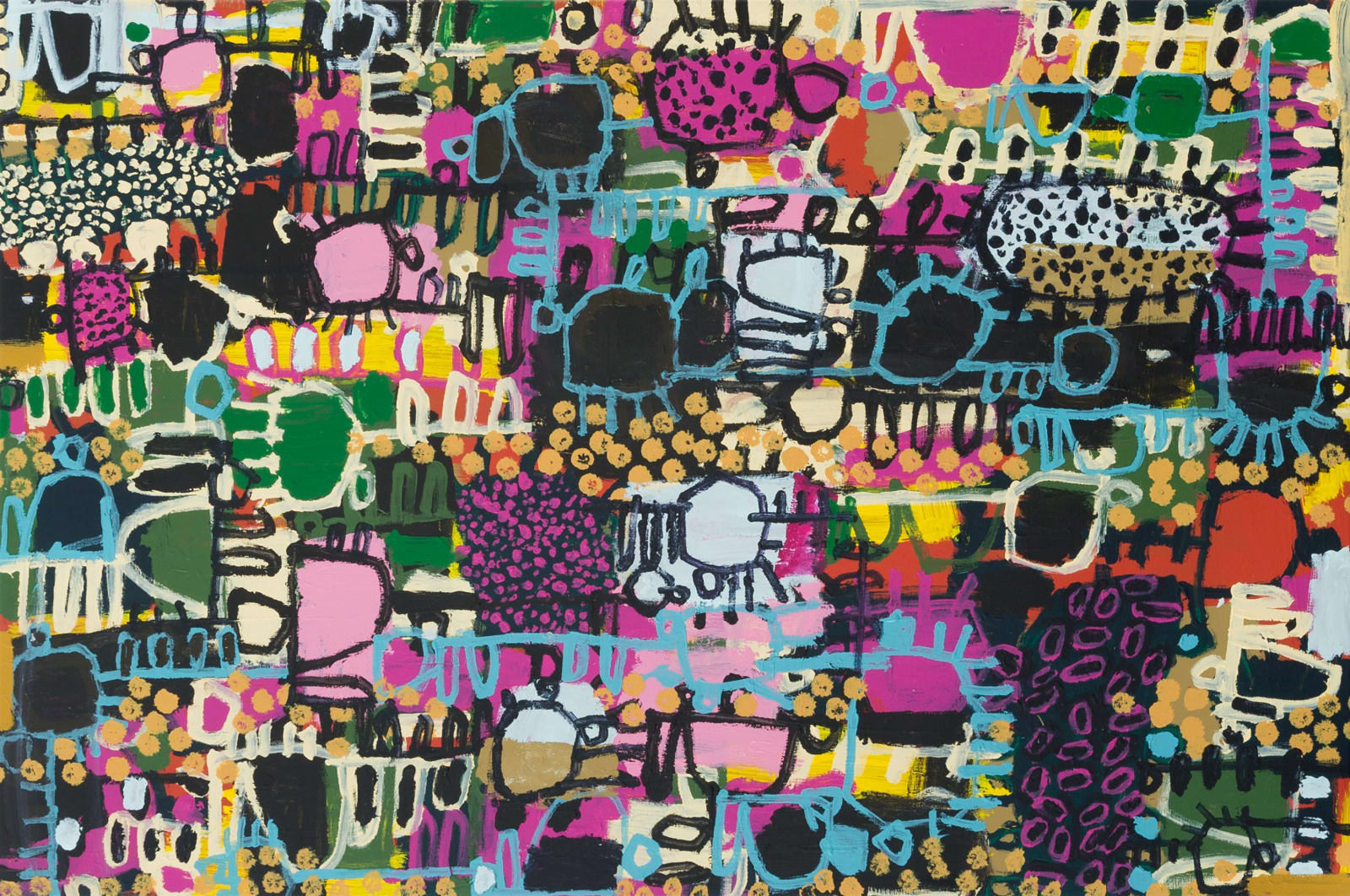 Naomi Hobson, Grass Burning in the Night, 2023