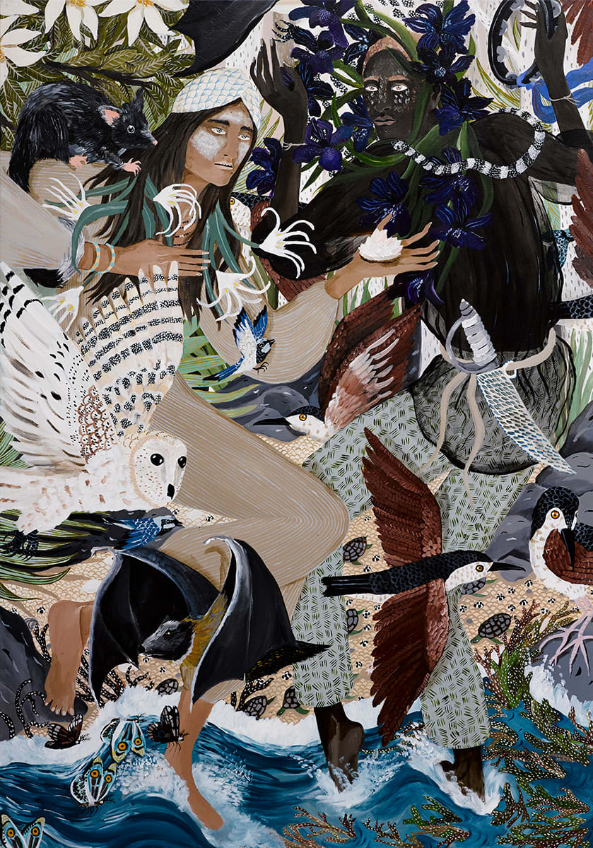 Leah Fraser, Her Luminous Eyes Led Me Through the Darkness, 2015