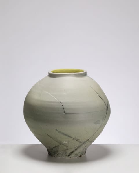 Belinda Fox & Neville French, Moon Jar XIV (Rejuvenate), 2022