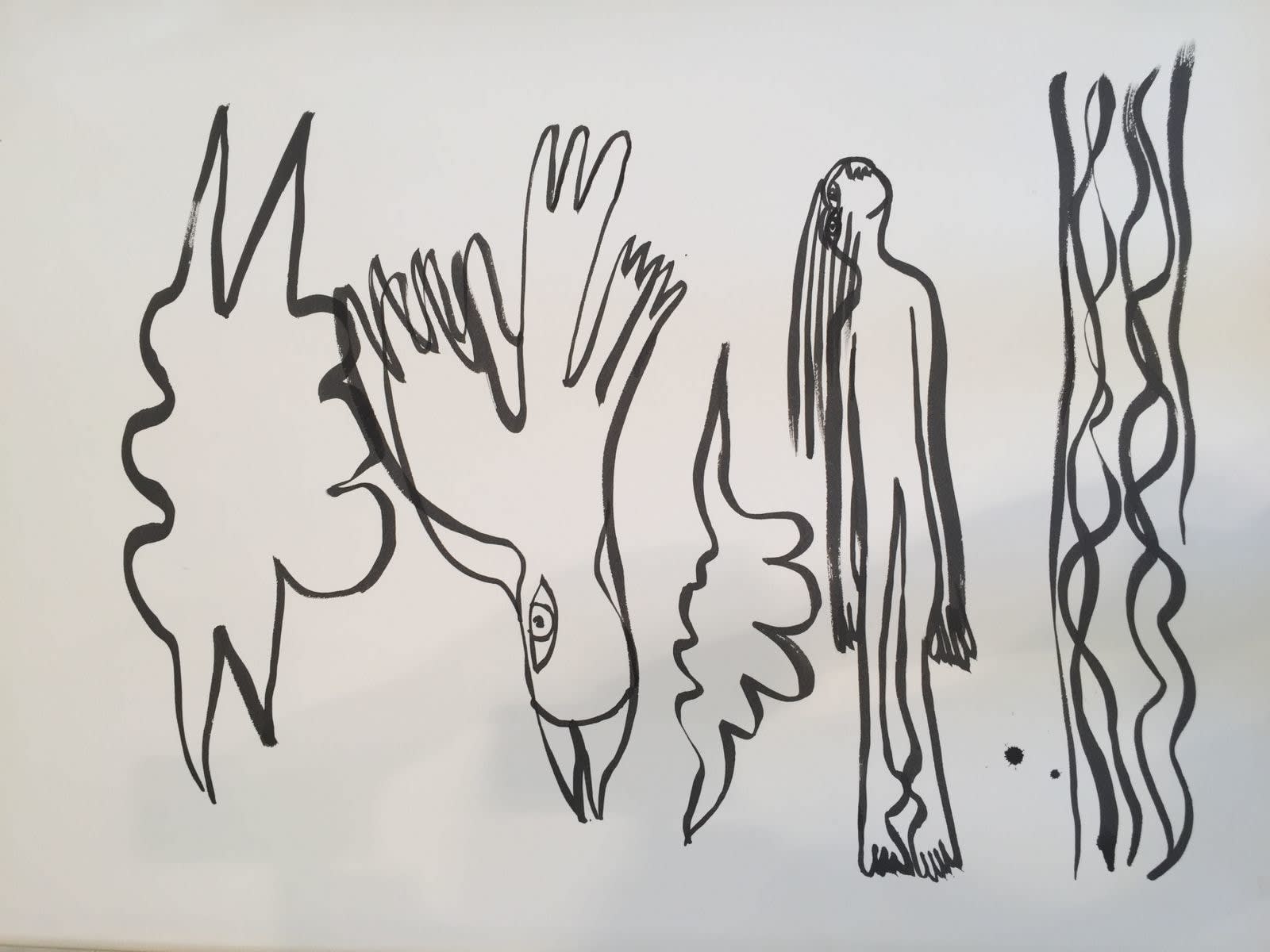 Deborah Halpern, Bird and Flying Women, 2017