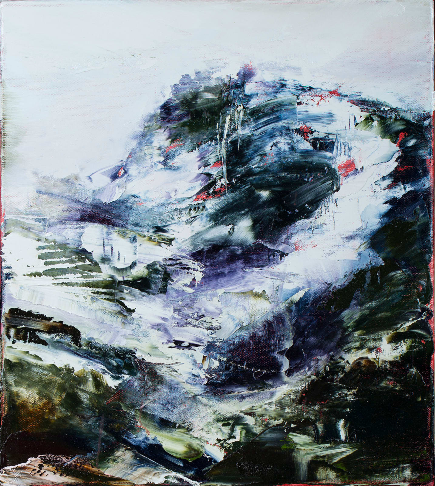 Aaron Kinnane, From where I stand – Rain comes winter folds, 2017