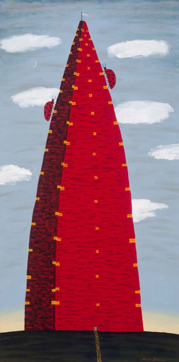 Dean Bowen, Pyramid Skyscraper With Ladybirds, 2016