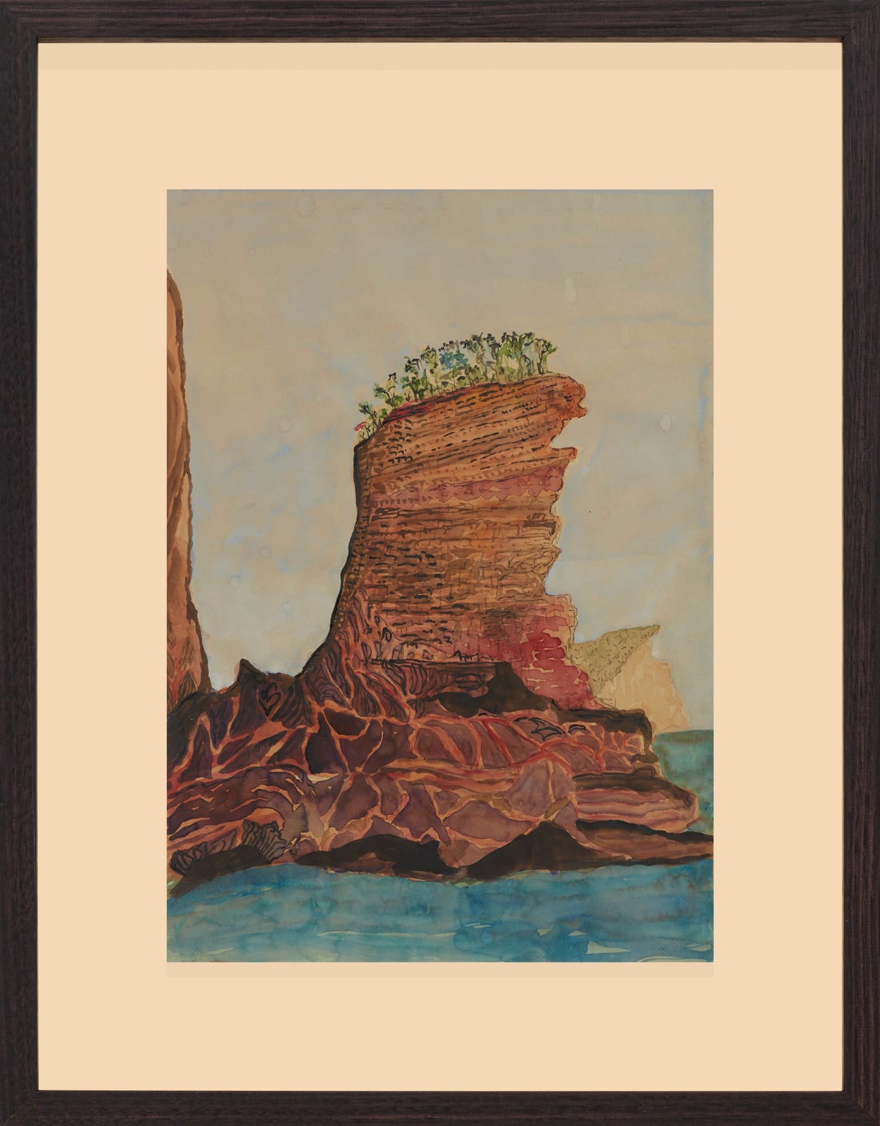 Joshua Yeldham, View from the Boat, Antipaxos, 2024