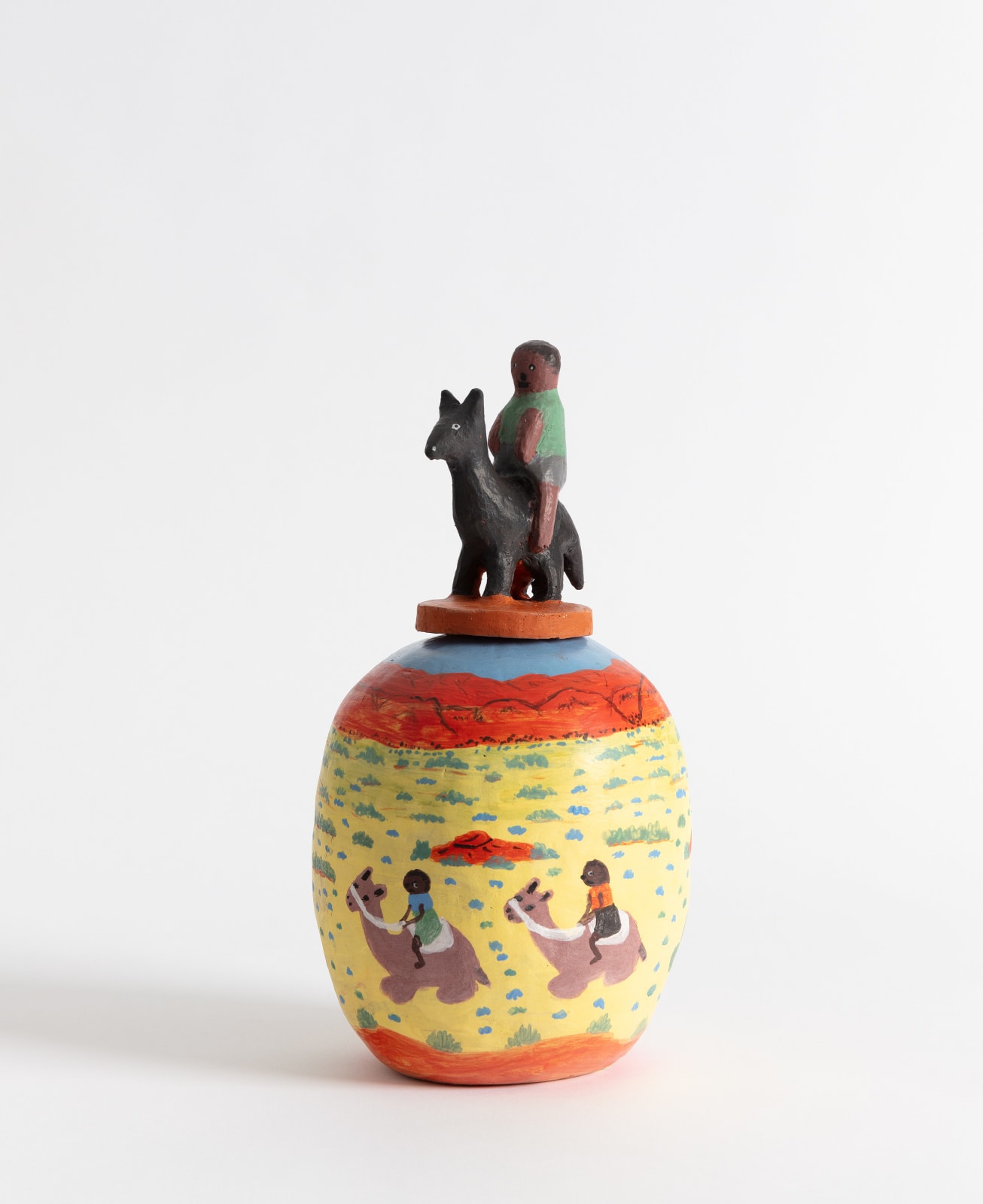 Hermannsburg Potters, Dawn Ngala Wheeler – Down the Creek We Was Riding, 2025