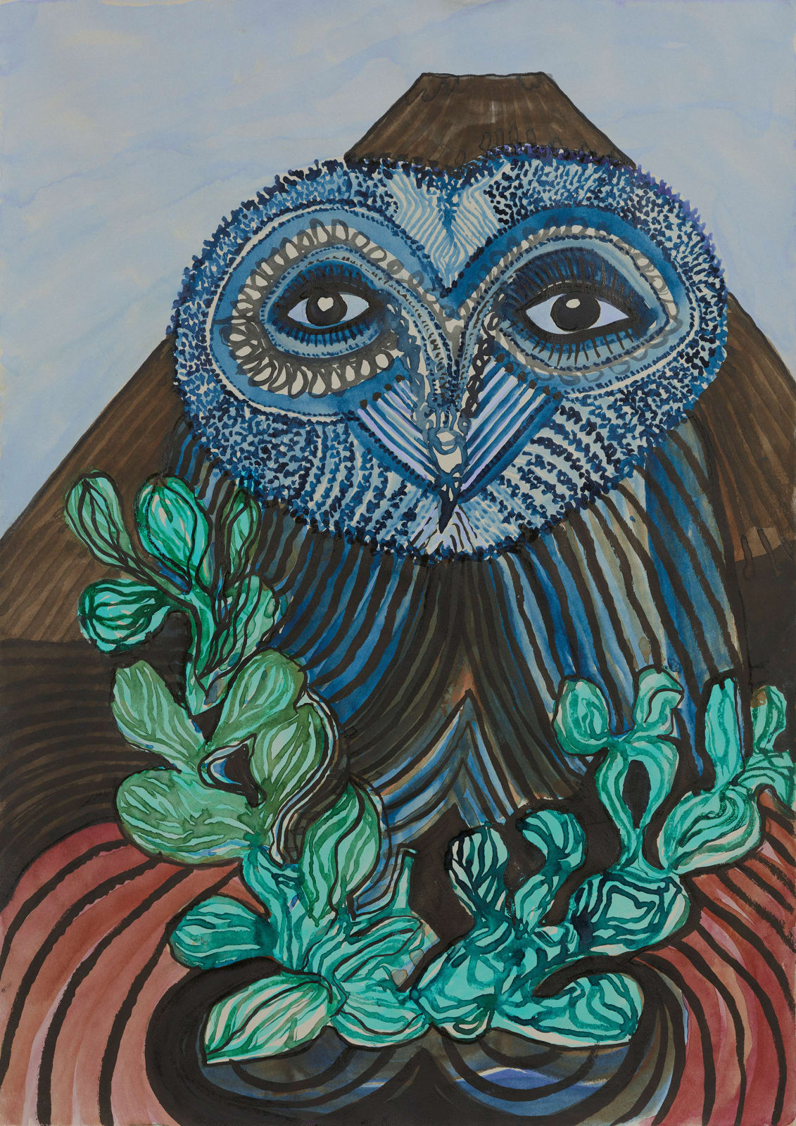 Joshua Yeldham, Volcano Owl, 2024