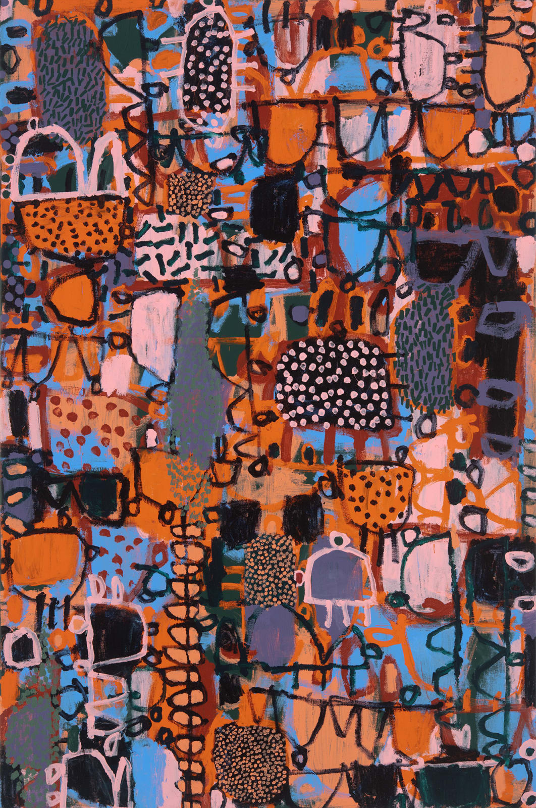 Naomi Hobson, Grass Fire Came Through Here, 2022