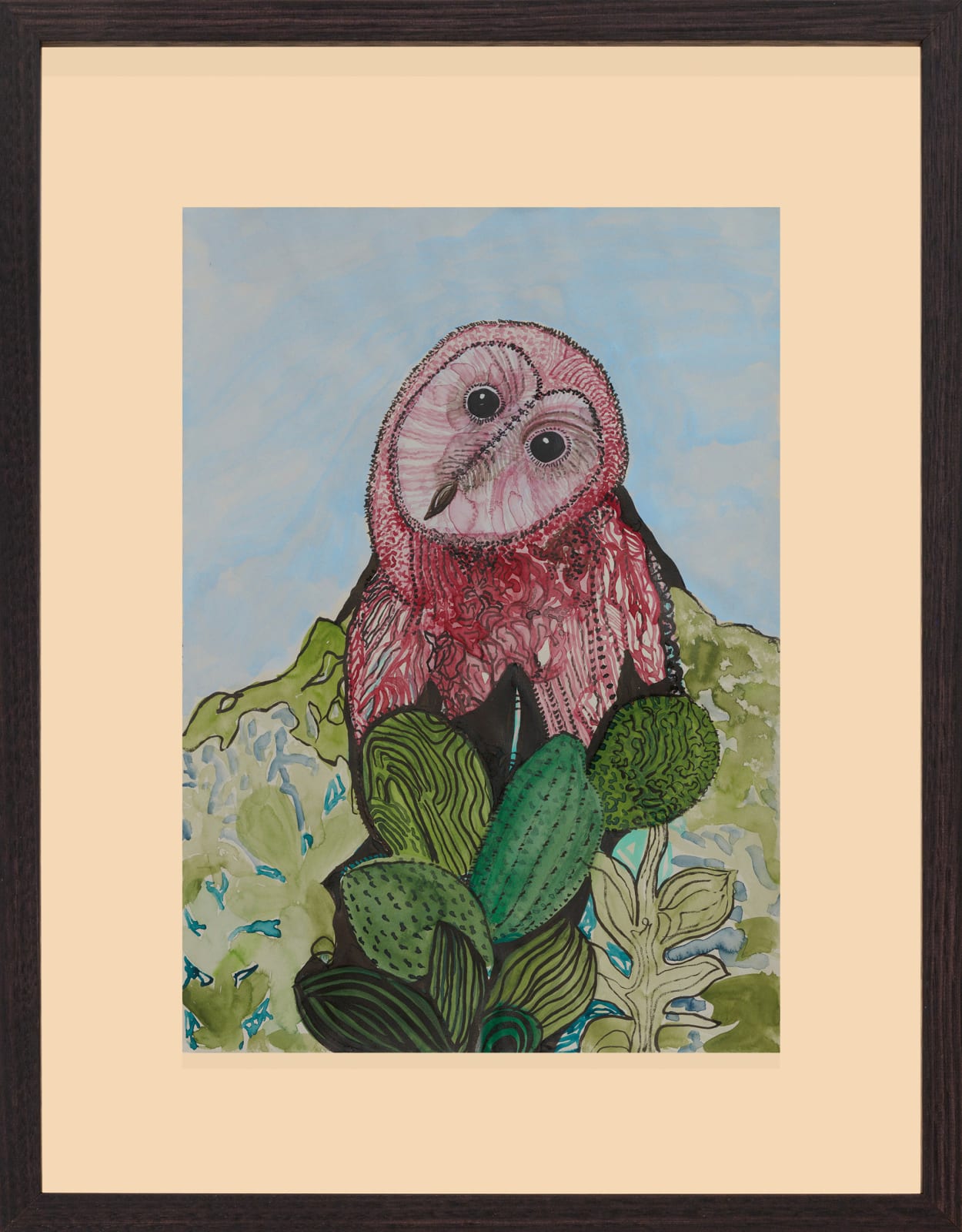 Joshua Yeldham, Sardinia Cactus Owl, 2024