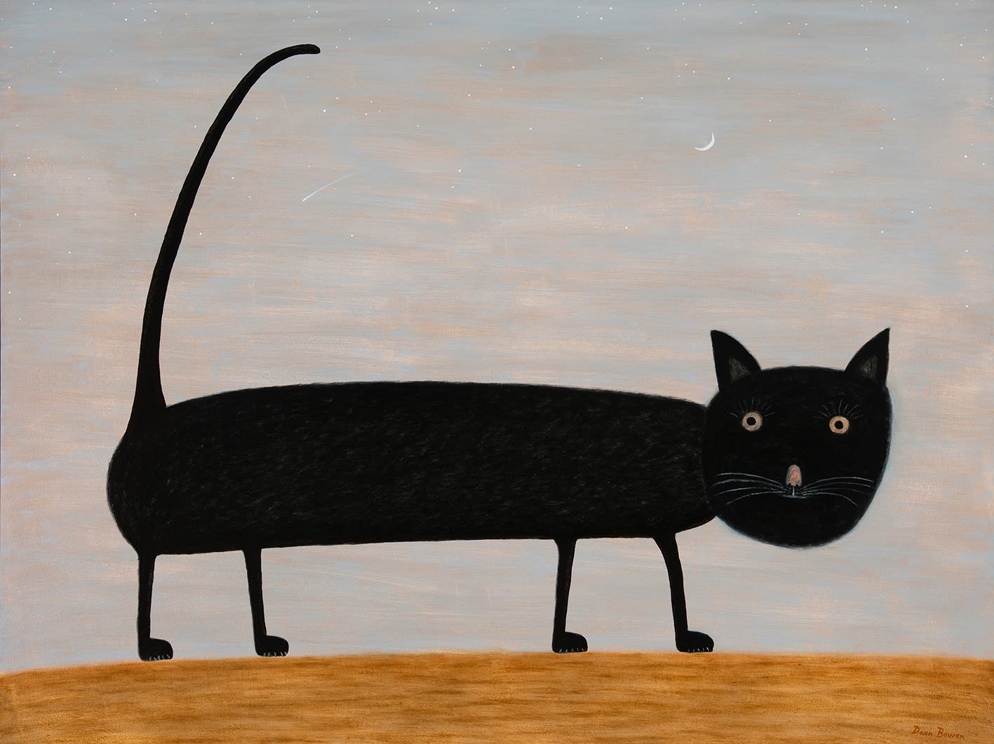 Dean Bowen, Moon Cat, 2024