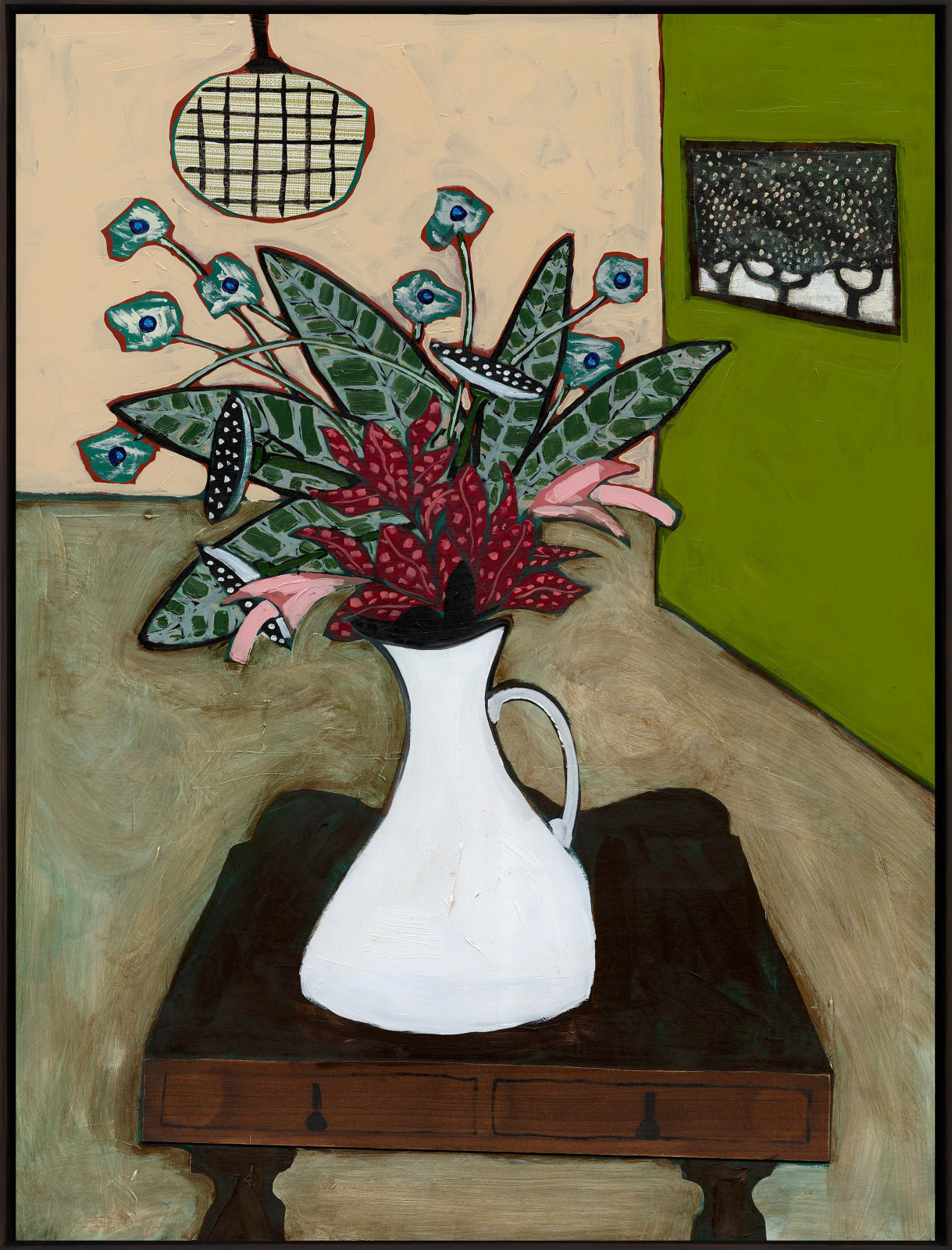 John Baird, Interior with painting, 2025