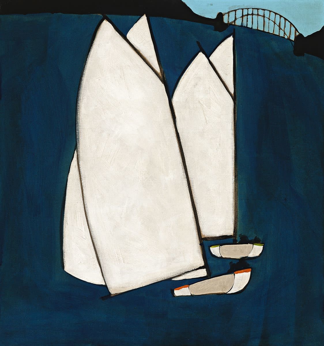 John Baird, Running to the Bridge, 2017