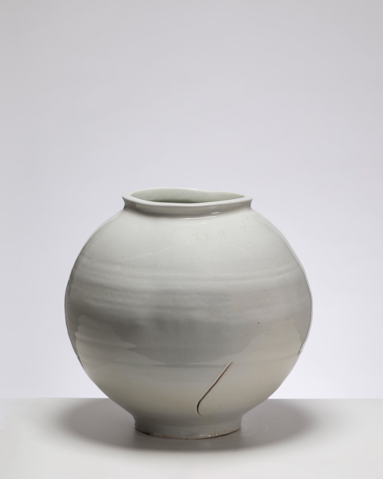 Neville French, Moon Jar VIII (snow moon), 2022