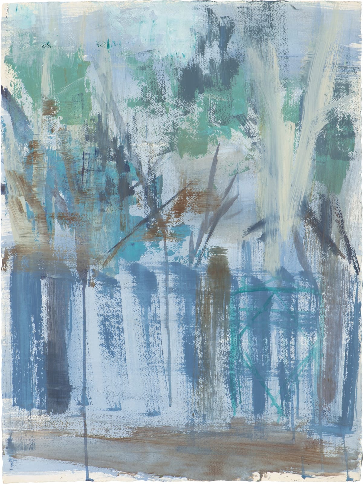 Susan Baird, Silvery Light Fence Lines – Hill End, 2023