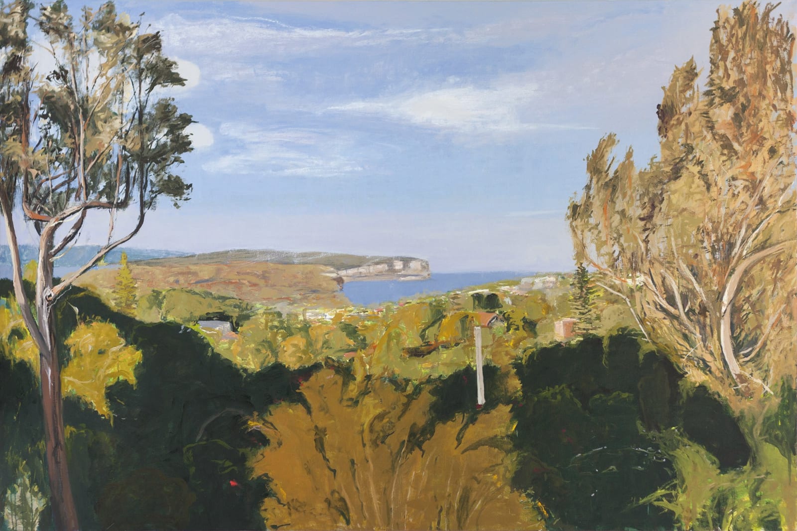 Peter Simpson, Landscape with Flaming Bush, 2016