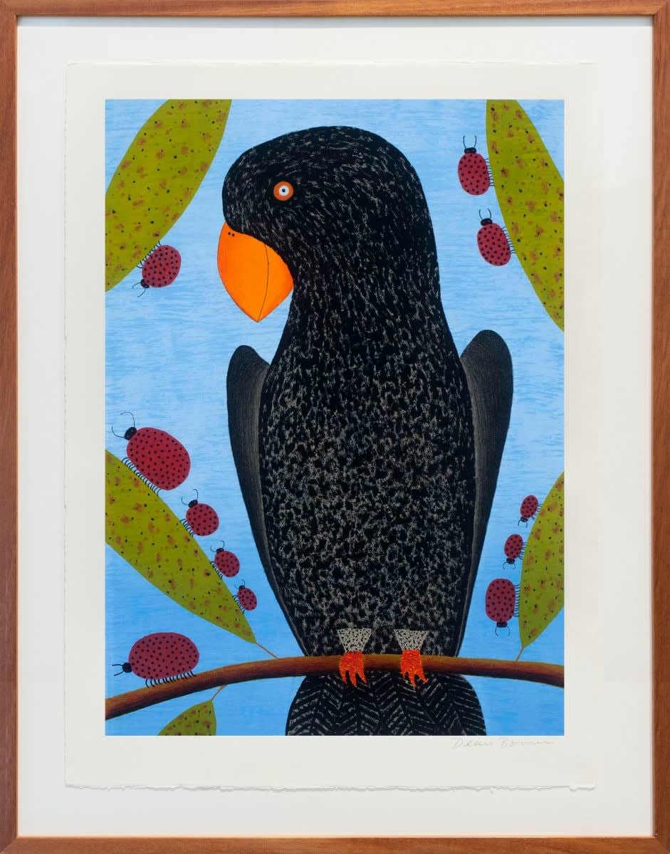 Dean Bowen, Parrot With Ladybird Family, 2016