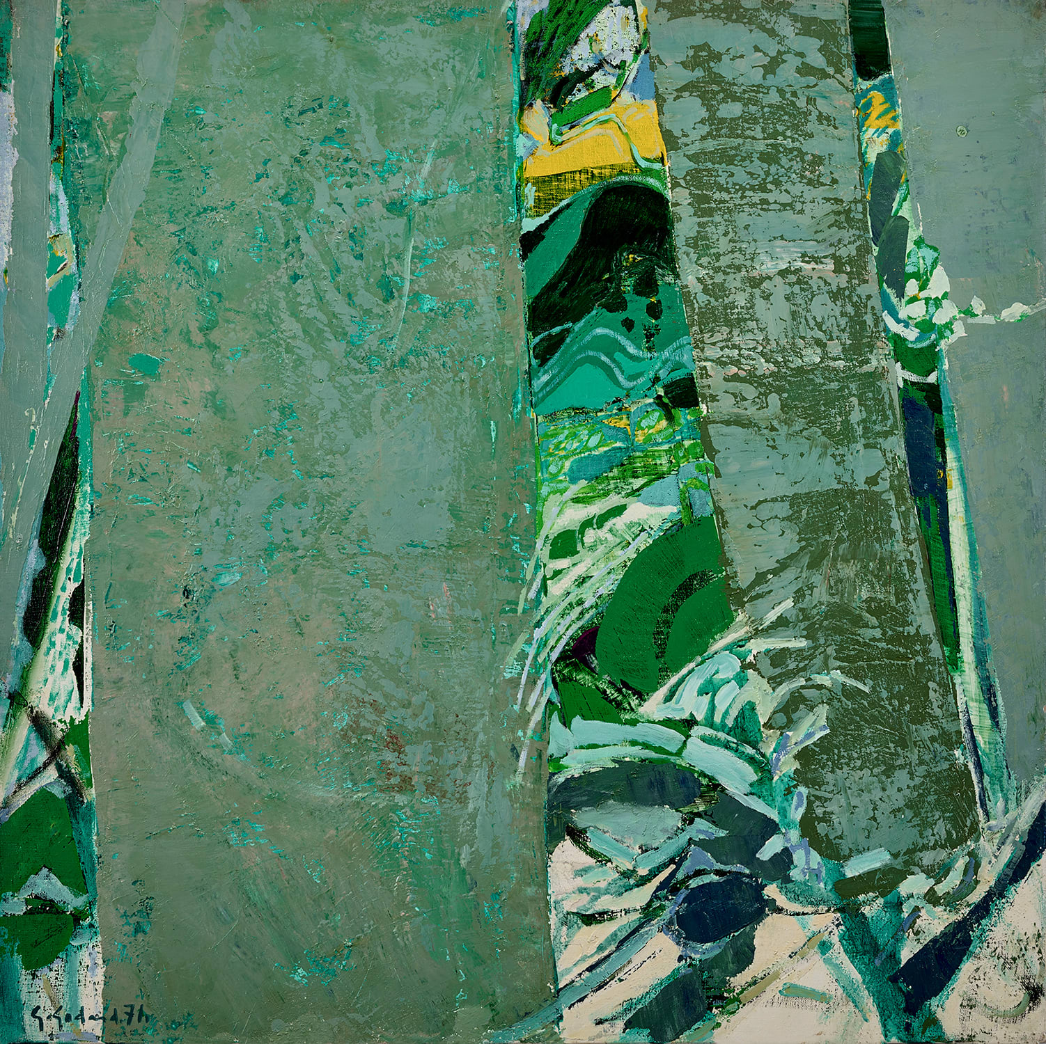 Gabriel GODARD, Arbres, 1971