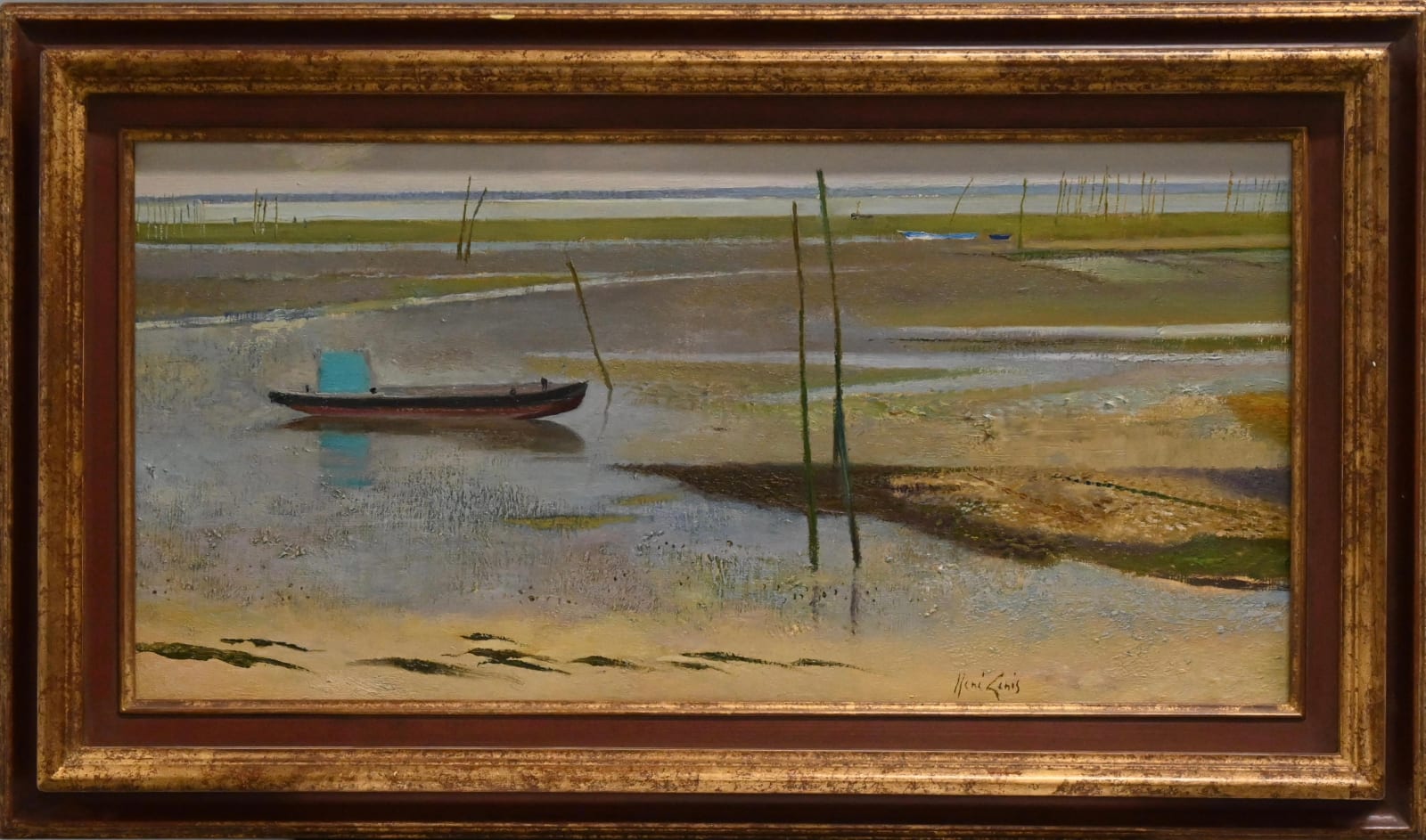 René GENIS, Marée basse (Arcachon) , ca. 1984