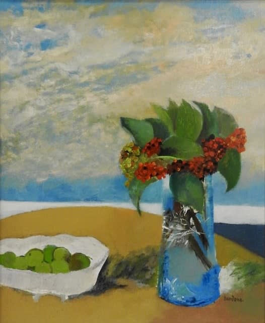Guy BARDONE, Prunes et sorbier, 1983