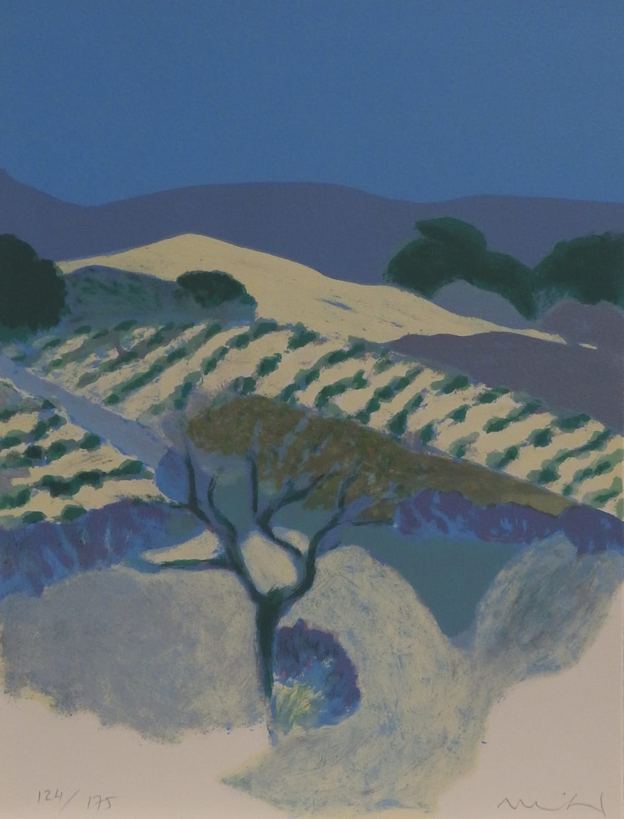 Roger MÜHL, Provence IV: Les mamelons d'alentour étaient couverts de thym, 1986